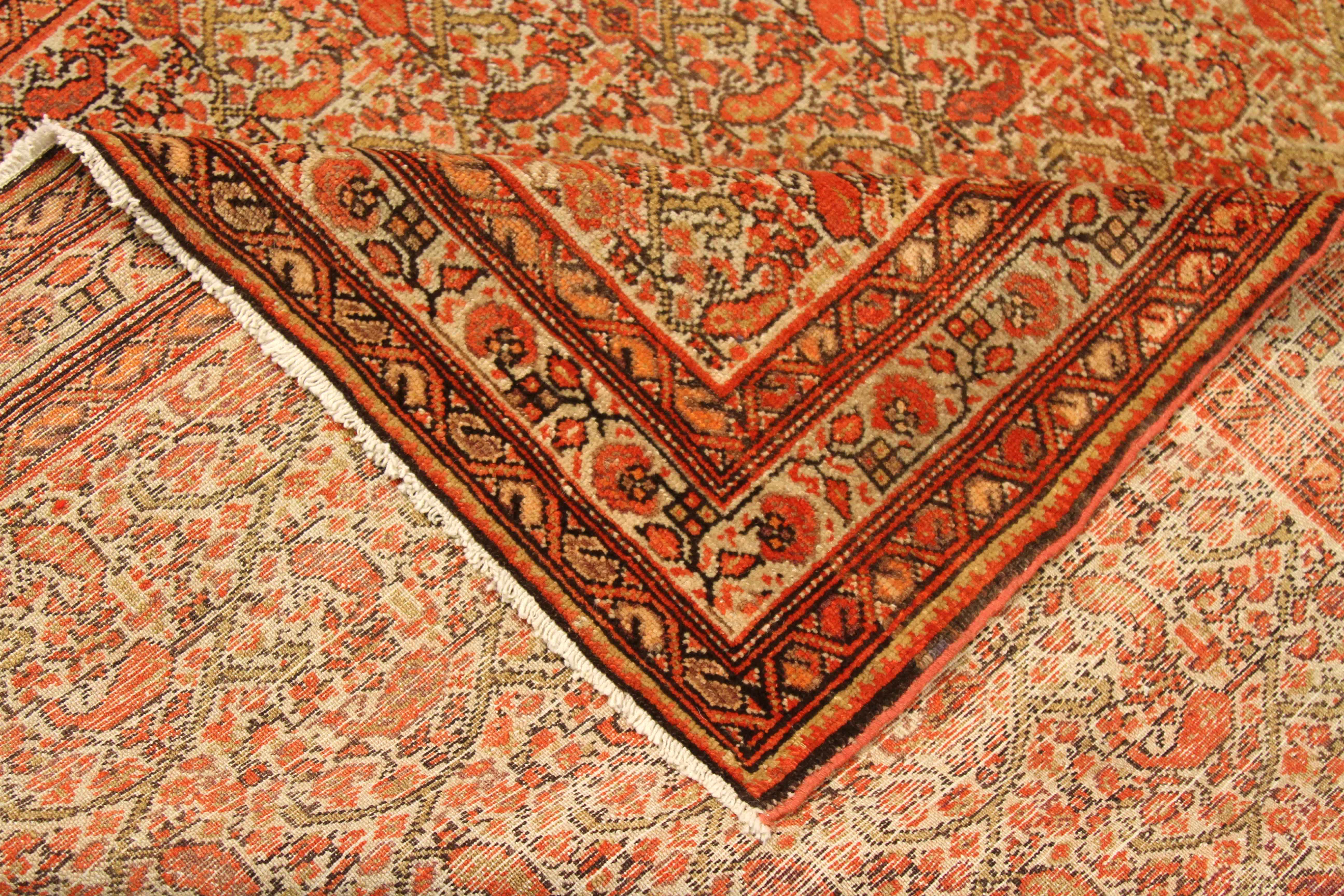 Thumbnail 2 for Antique Persian Malayer Traditional Rug 73142