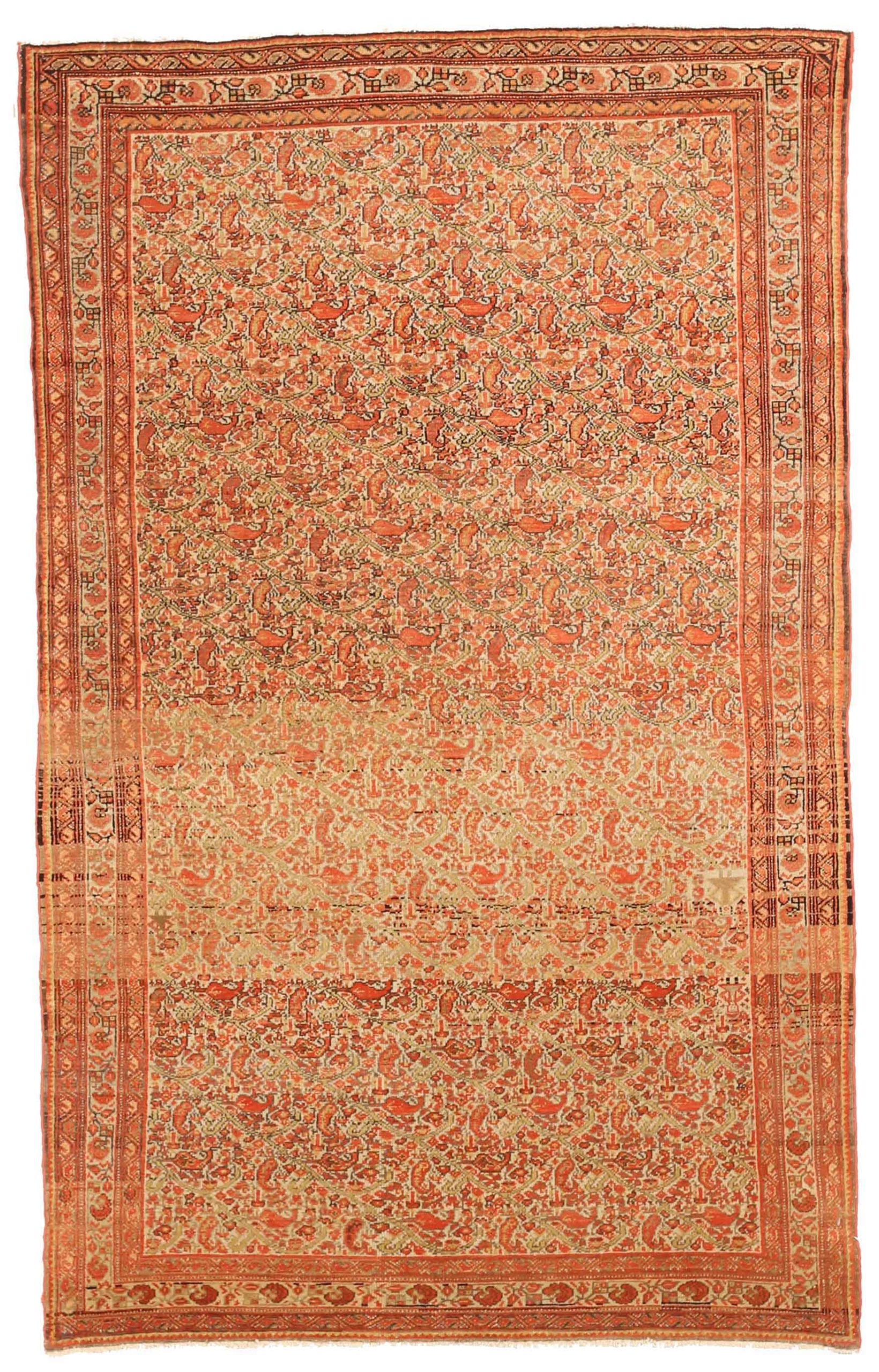 Thumbnail 3 for Antique Persian Malayer Traditional Rug 73142