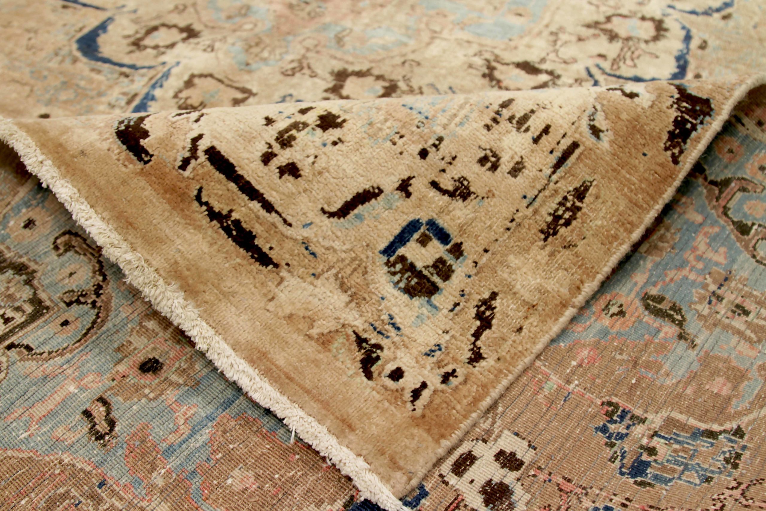 Thumbnail 7 for Antique Persian Mashad Transitional Rug 88793