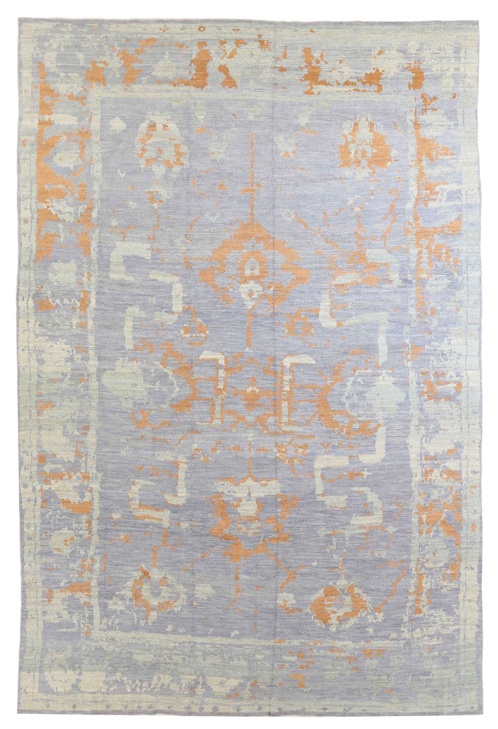 Thumbnail 7 for Persian Oushak Transitional Rug 68732
