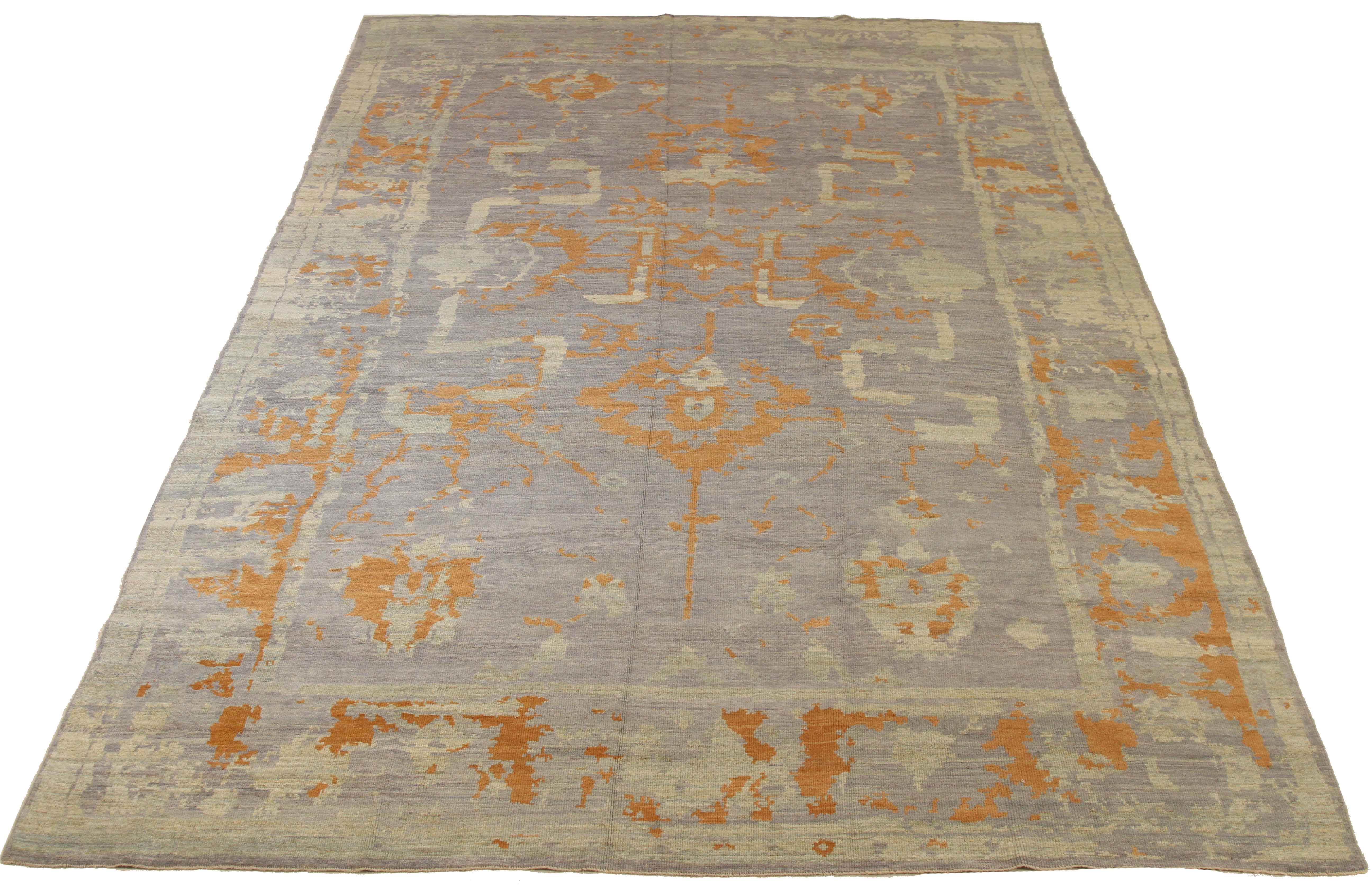 Thumbnail 5 for Persian Oushak Transitional Rug 68732