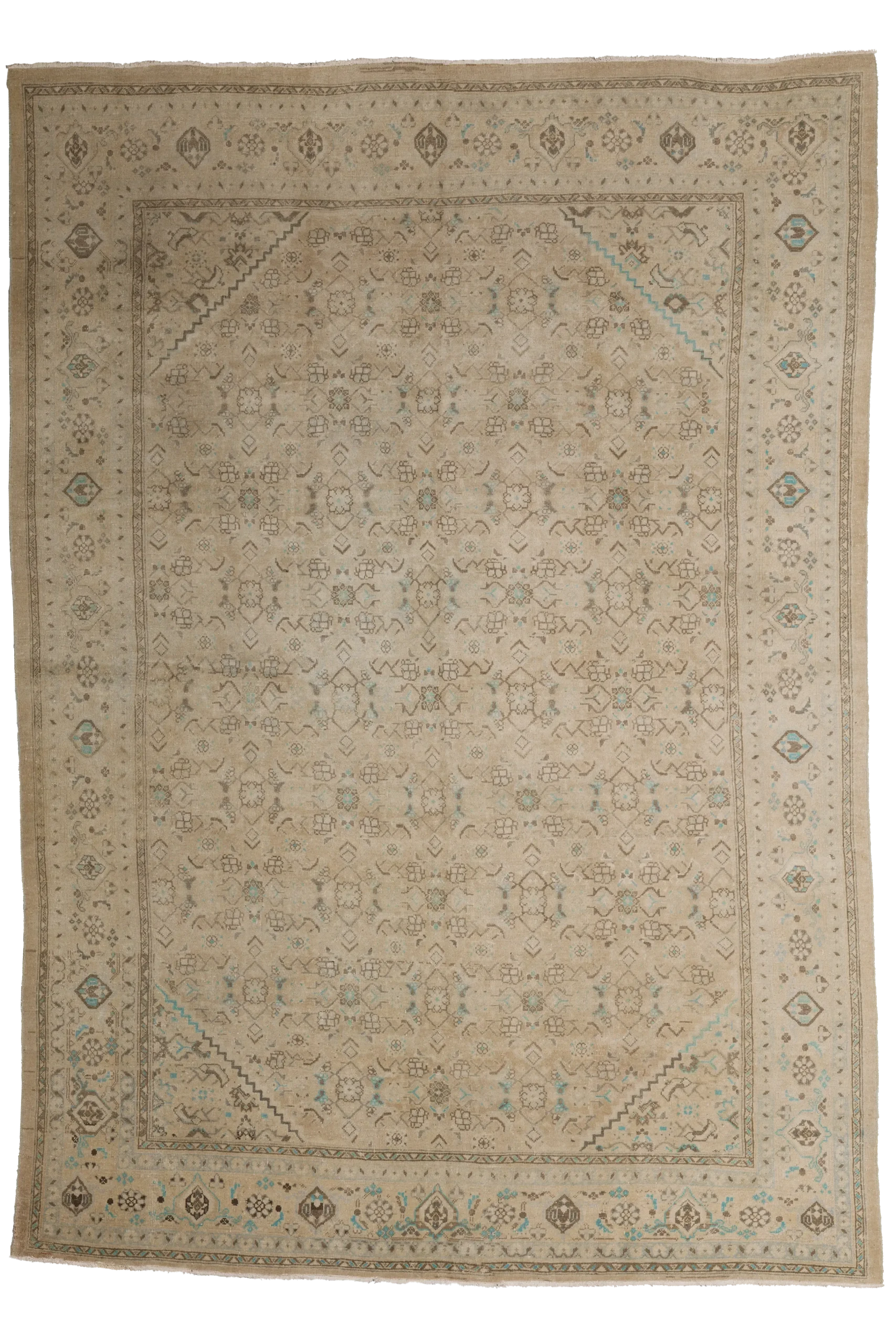 Thumbnail 10 for Antique Persian Mahal Modern / Contemporary Rug 73979