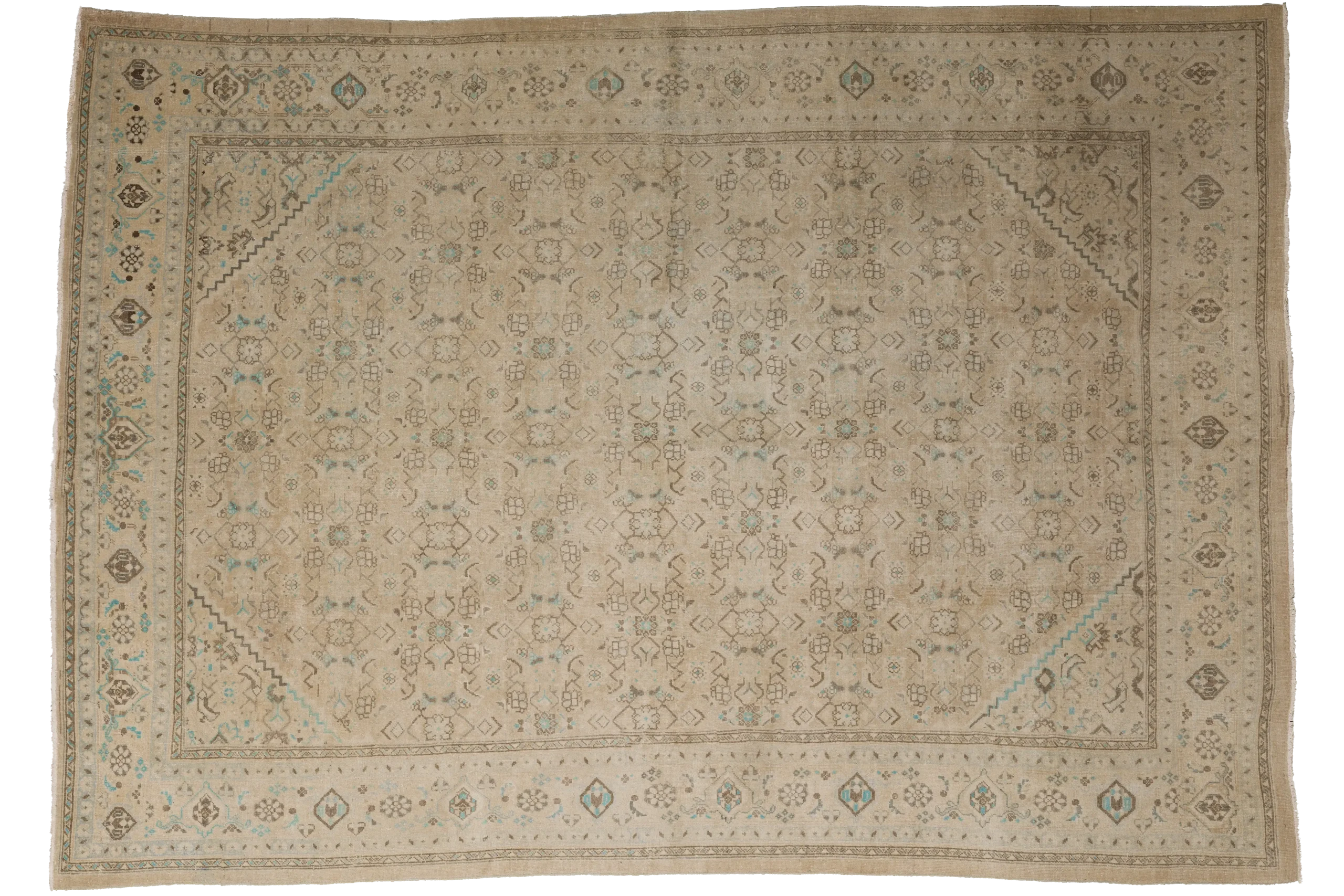 Thumbnail 8 for Antique Persian Mahal Modern / Contemporary Rug 73979