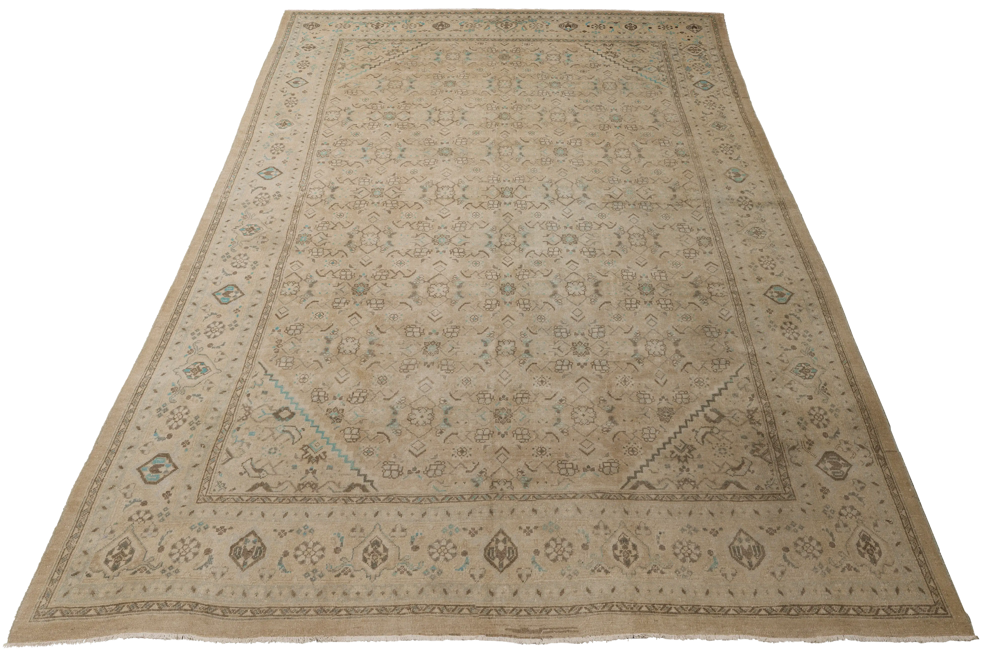 Thumbnail 4 for Antique Persian Mahal Modern / Contemporary Rug 73979