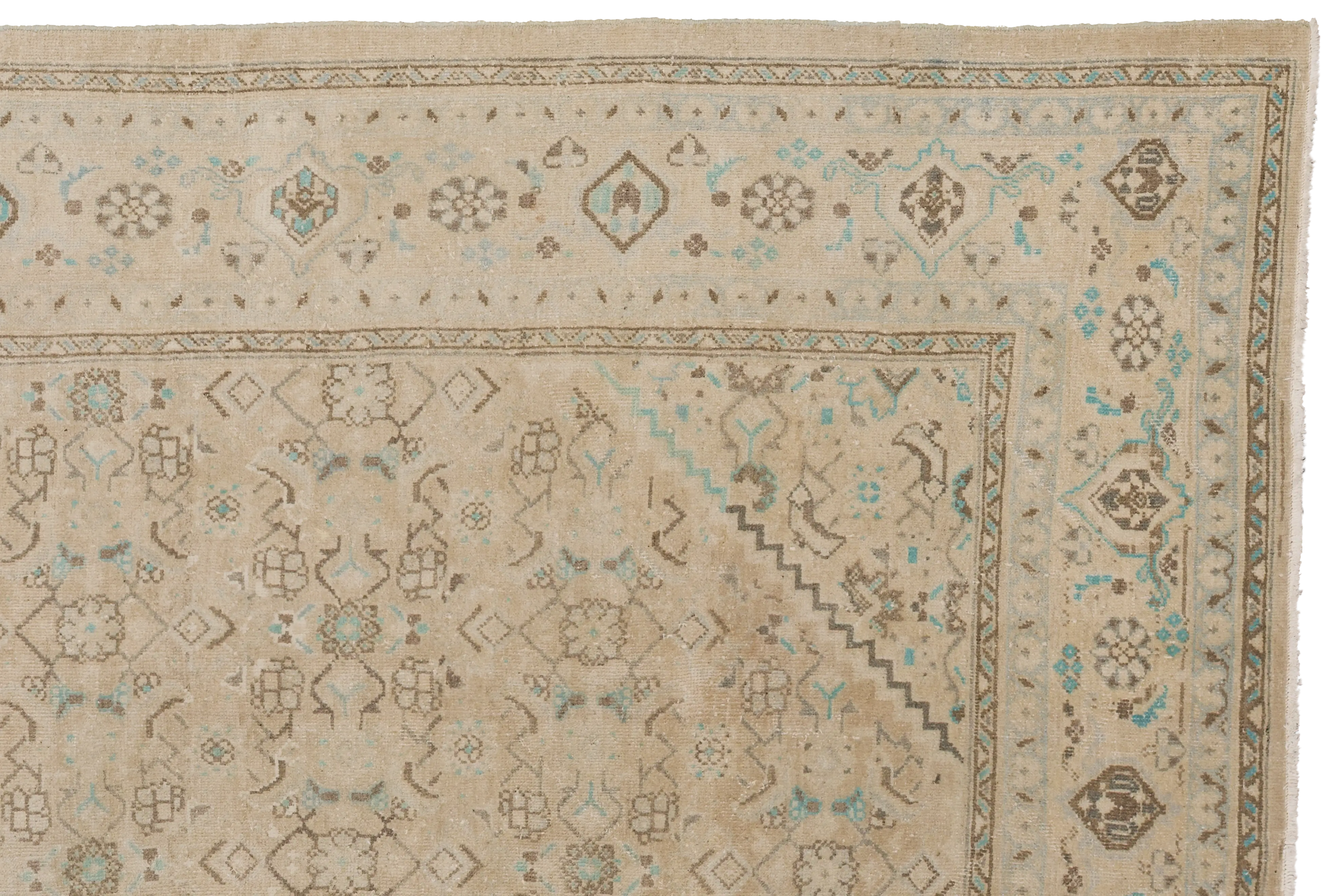 Thumbnail 9 for Antique Persian Mahal Modern / Contemporary Rug 73979