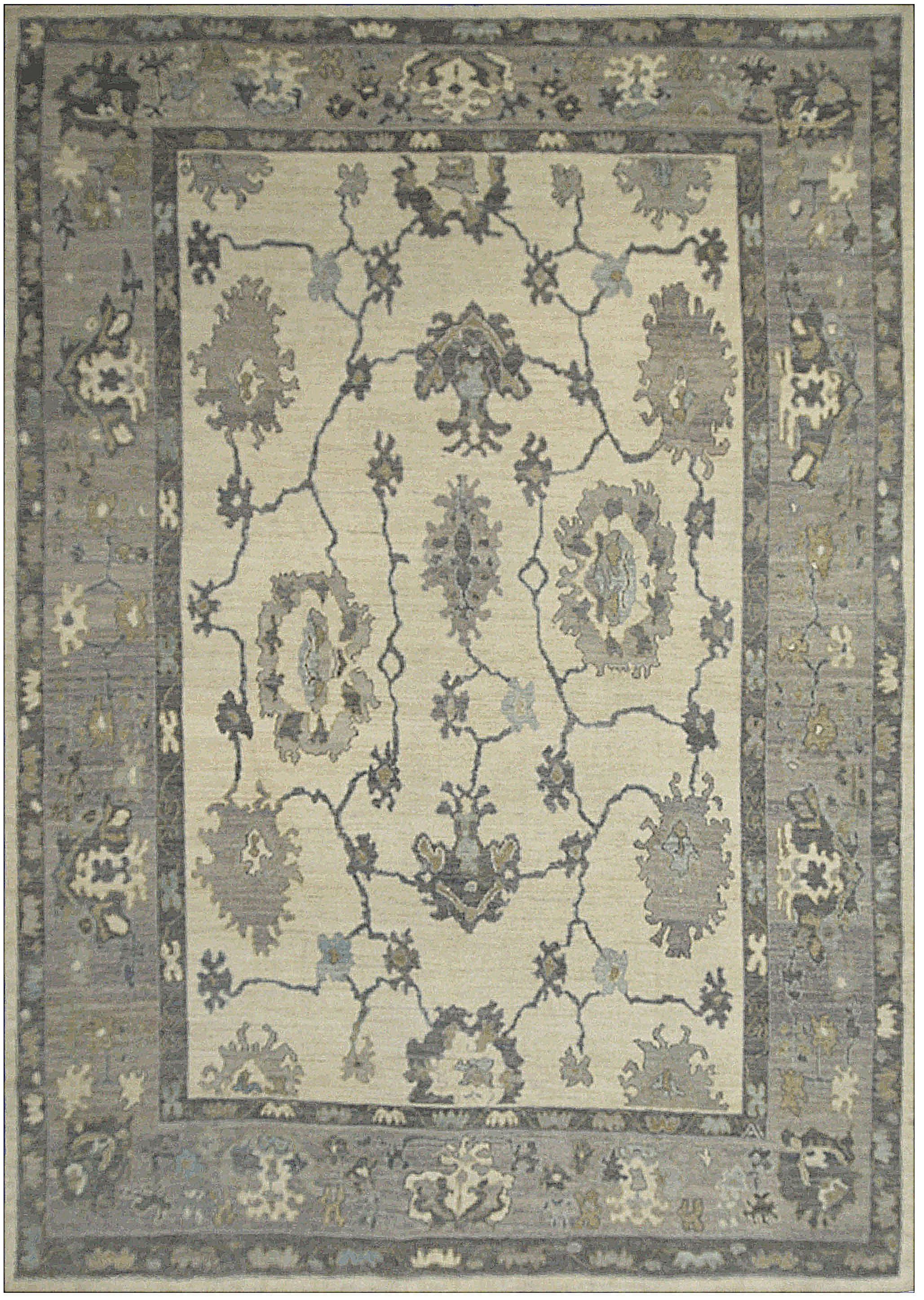 Thumbnail 11 for Turkey Oushak Tribal Rug 88269