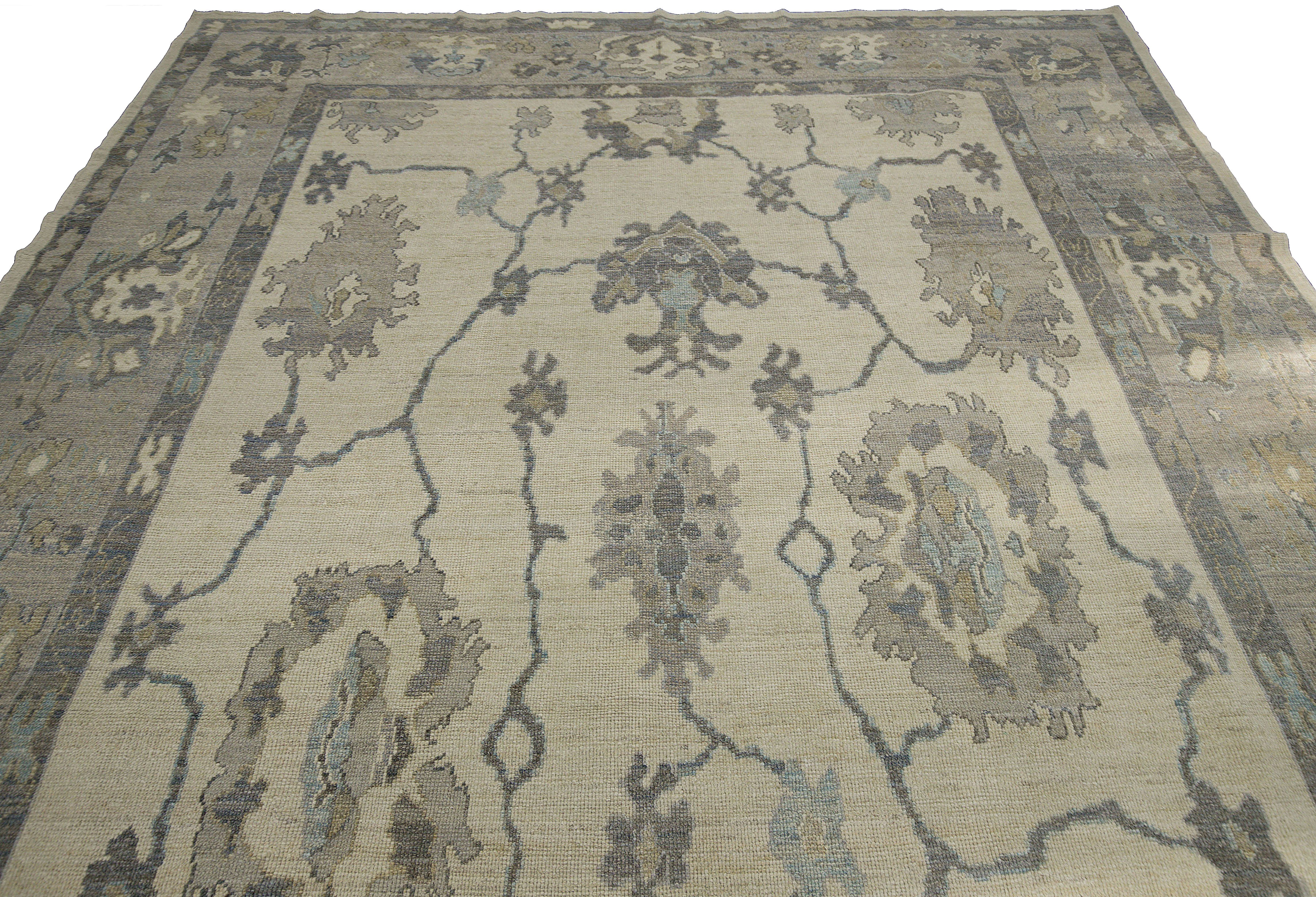 Thumbnail 5 for Turkey Oushak Tribal Rug 88269