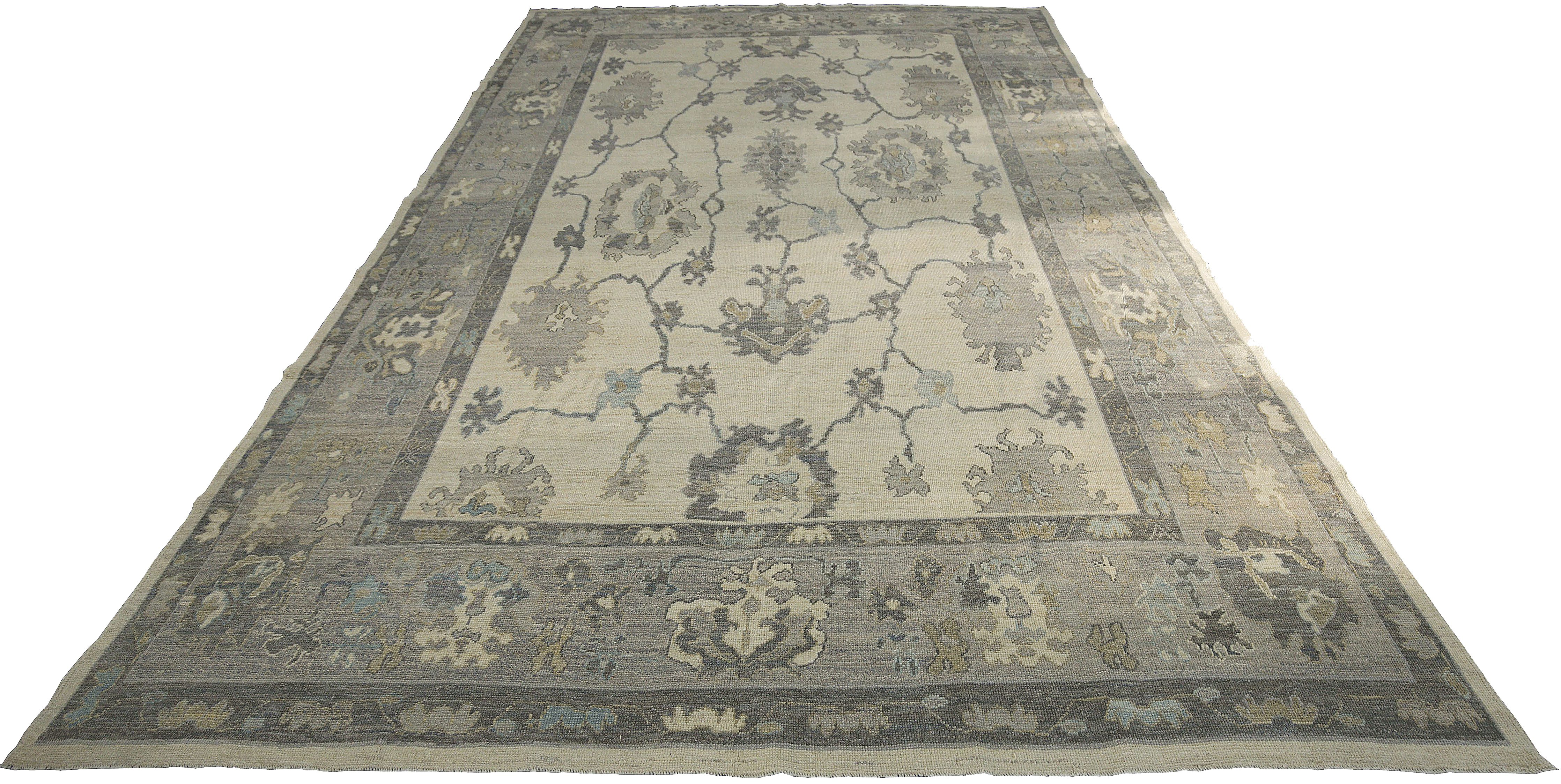 Thumbnail 9 for Turkey Oushak Tribal Rug 88269