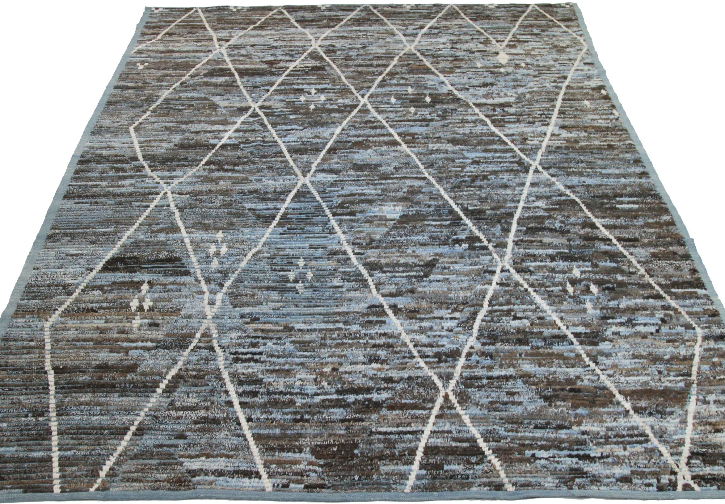 Thumbnail 11 for Afghanistan Moroccan Tribal Rug 89812