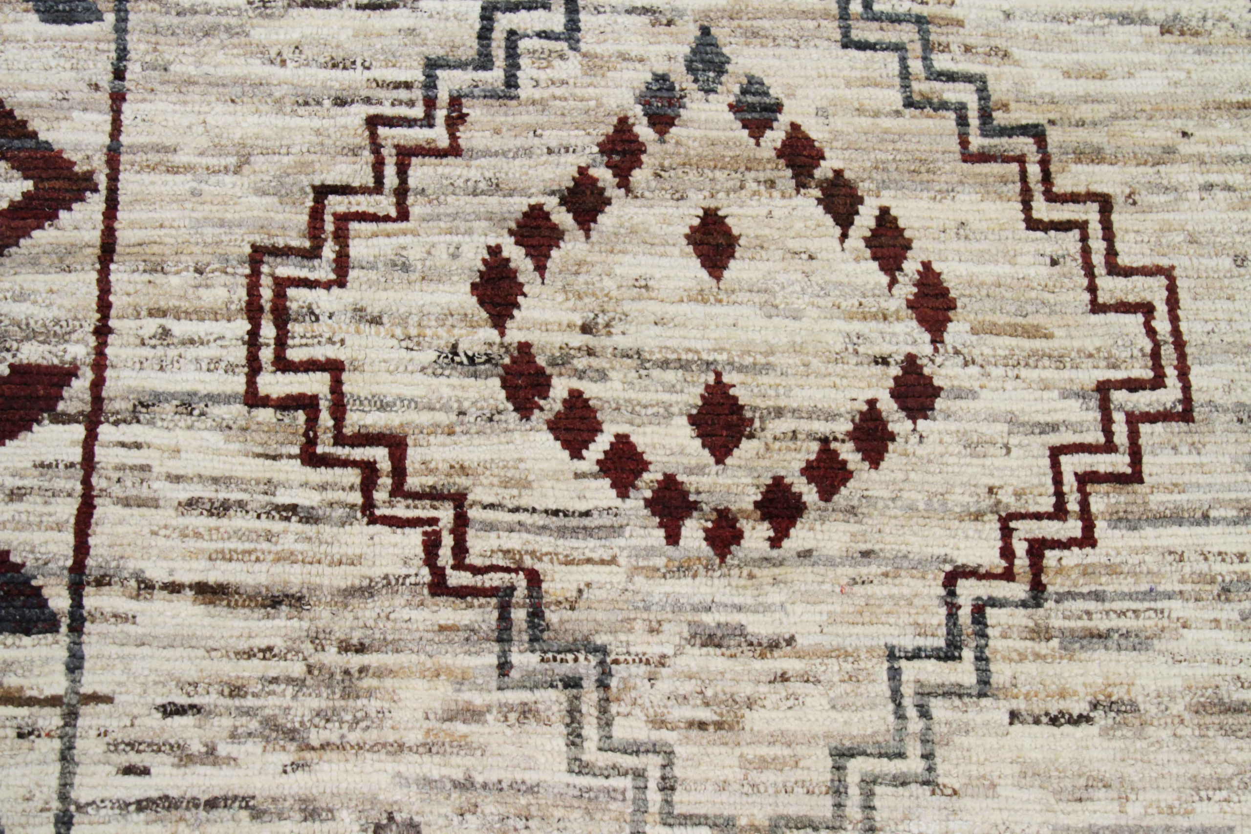 Thumbnail 2 for Afghanistan Moroccan Tribal Rug 89821