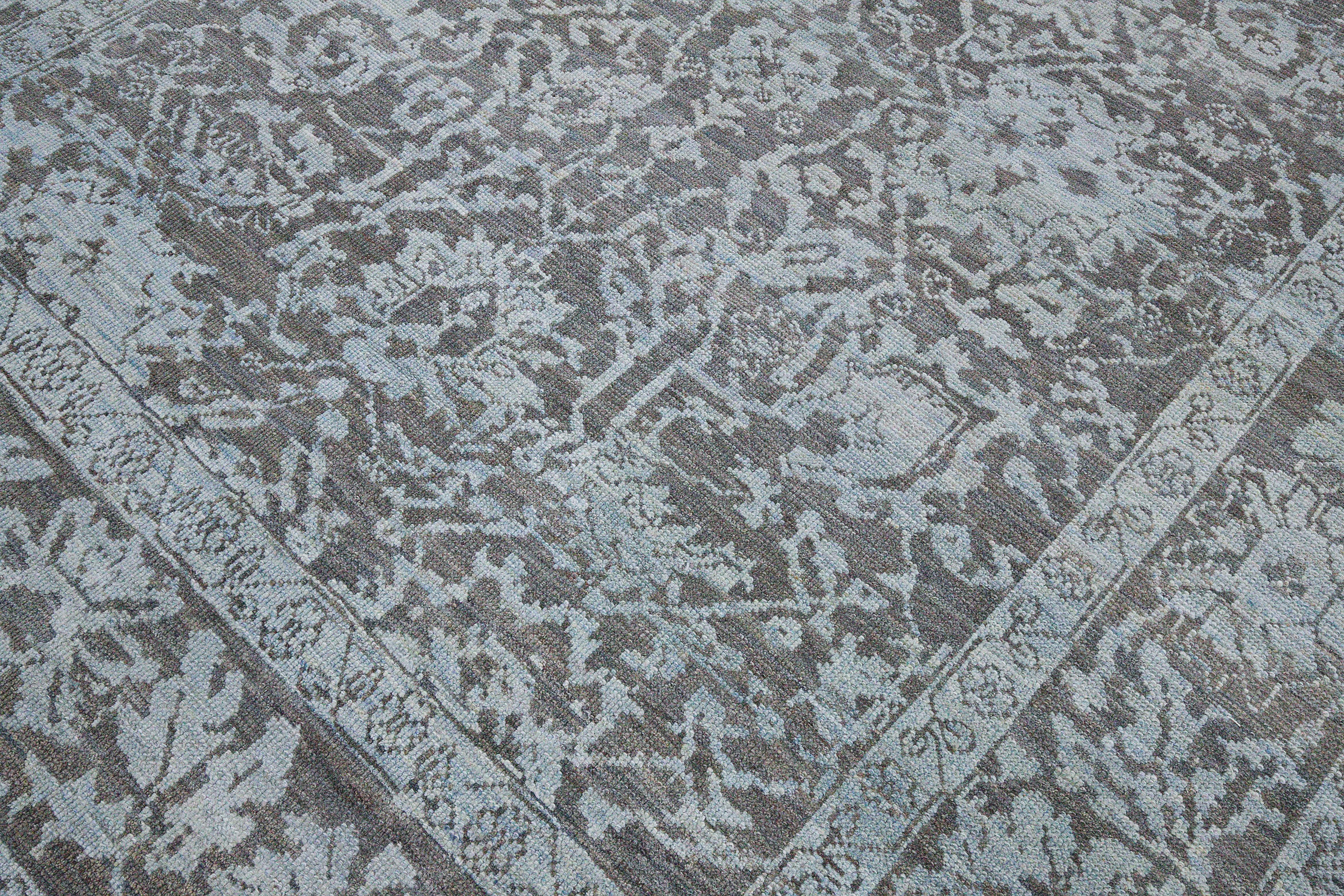 Thumbnail 4 for Turkey Oushak Tribal Rug 88262