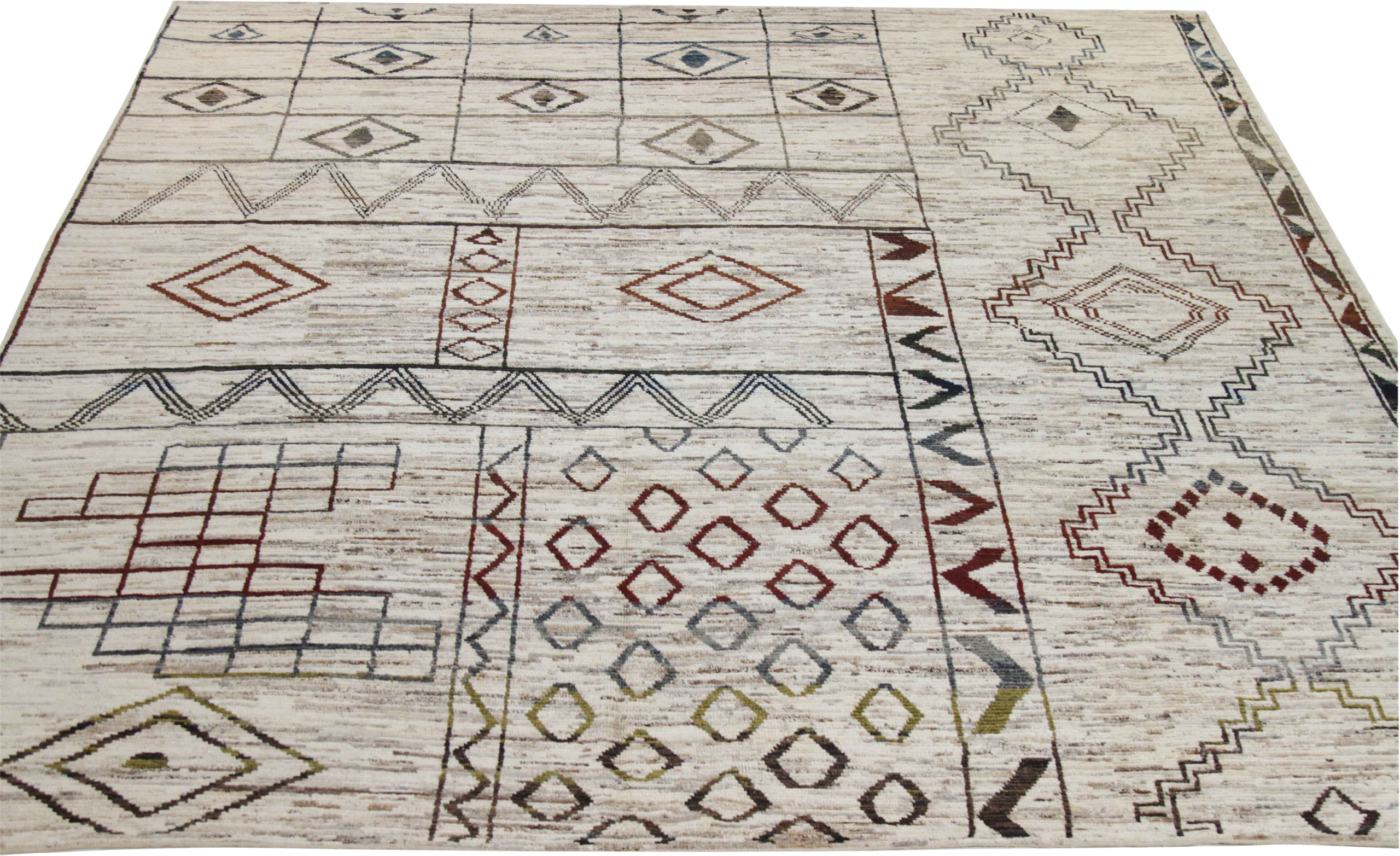 Thumbnail 4 for Afghanistan Moroccan Tribal Rug 89821