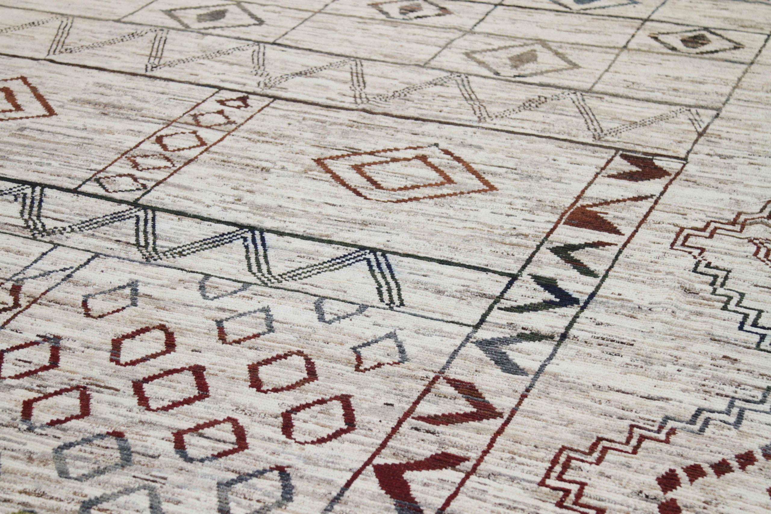 Thumbnail 5 for Afghanistan Moroccan Tribal Rug 89821