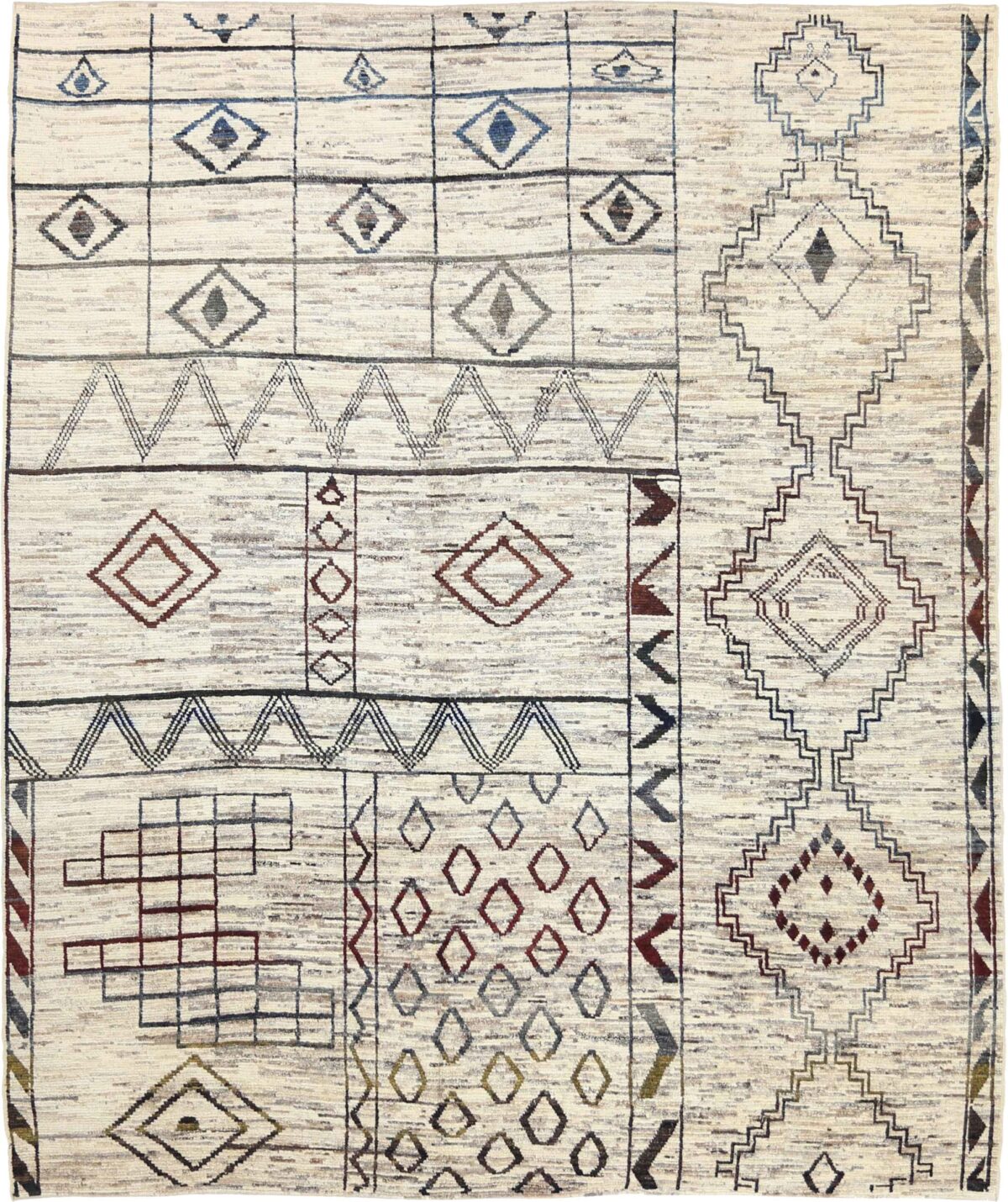 Thumbnail 13 for Afghanistan Moroccan Tribal Rug 89821