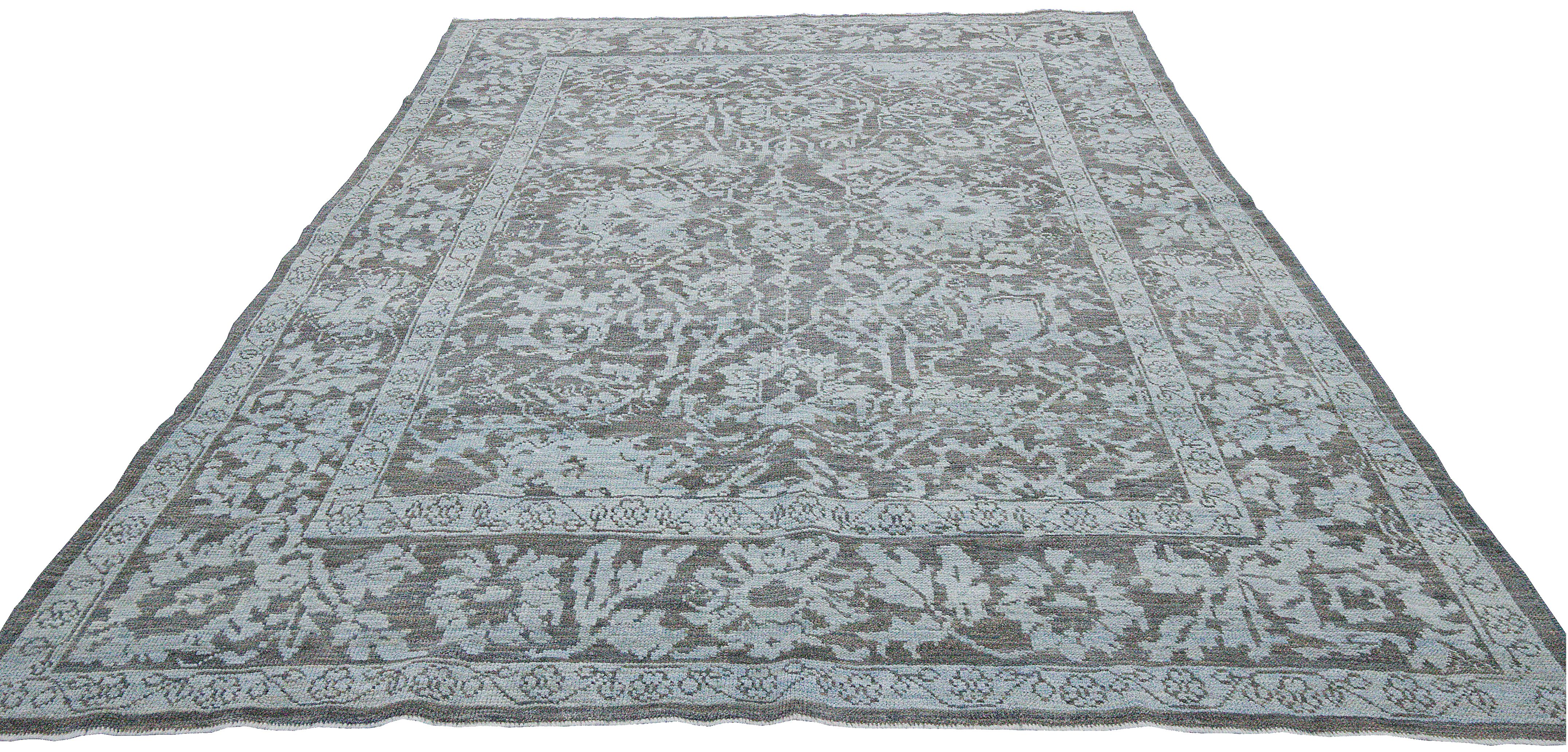 Thumbnail 9 for Turkey Oushak Tribal Rug 88262