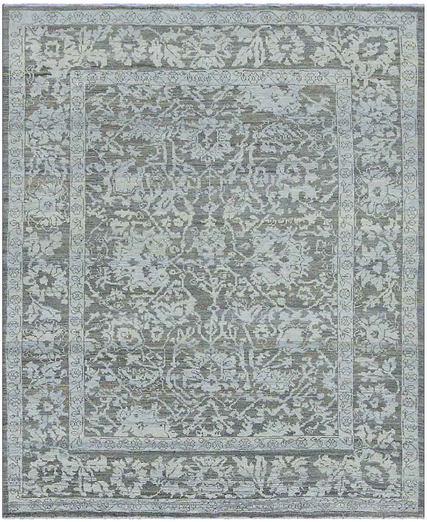 Thumbnail 10 for Turkey Oushak Tribal Rug 88262