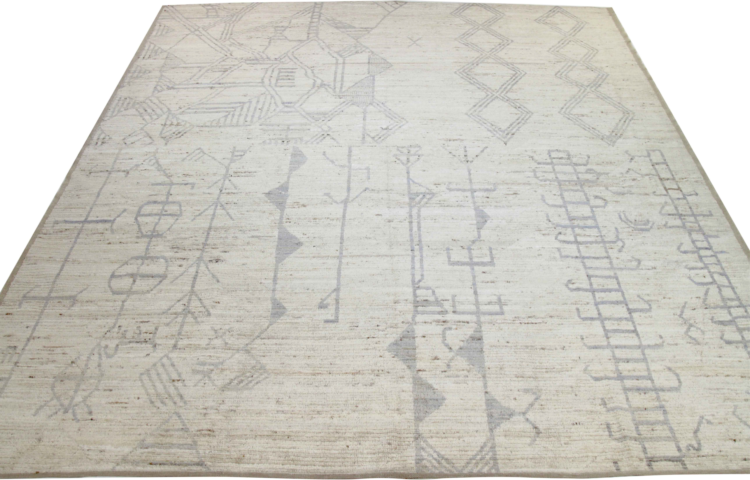 Thumbnail 3 for Afghanistan Moroccan Tribal Rug 89834