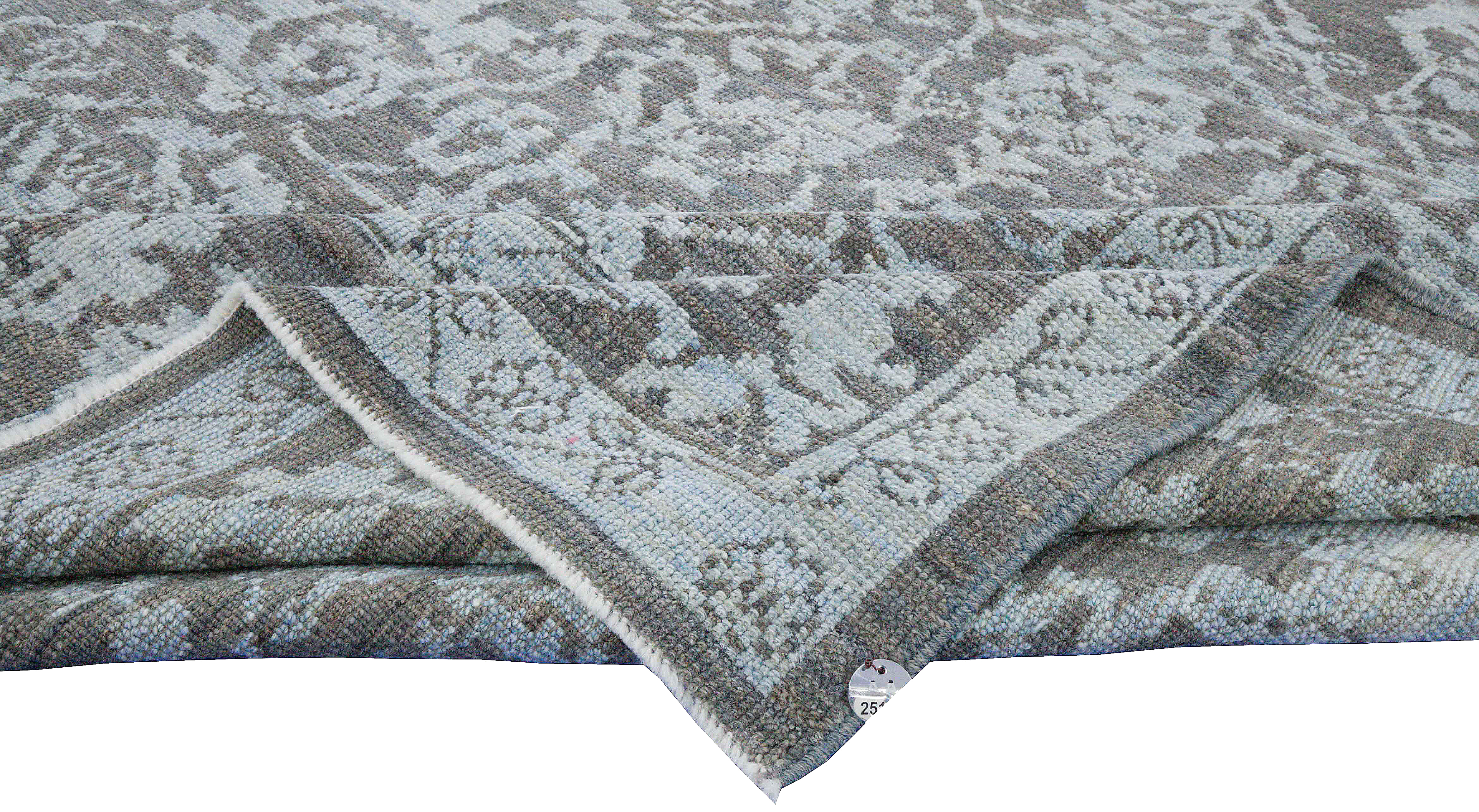 Thumbnail 3 for Turkey Oushak Tribal Rug 88262