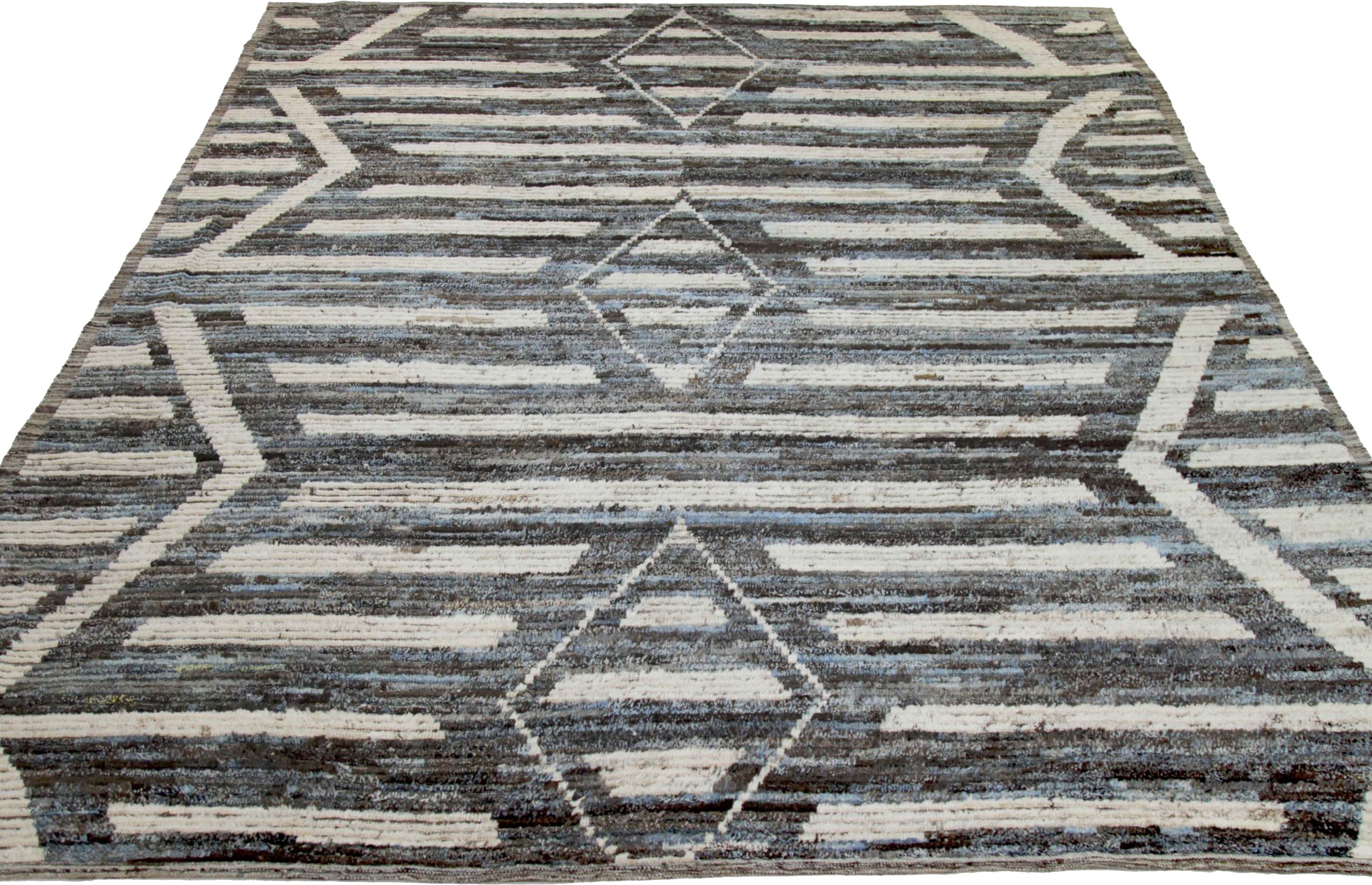 Thumbnail 12 for Afghanistan Moroccan Tribal Rug 89833