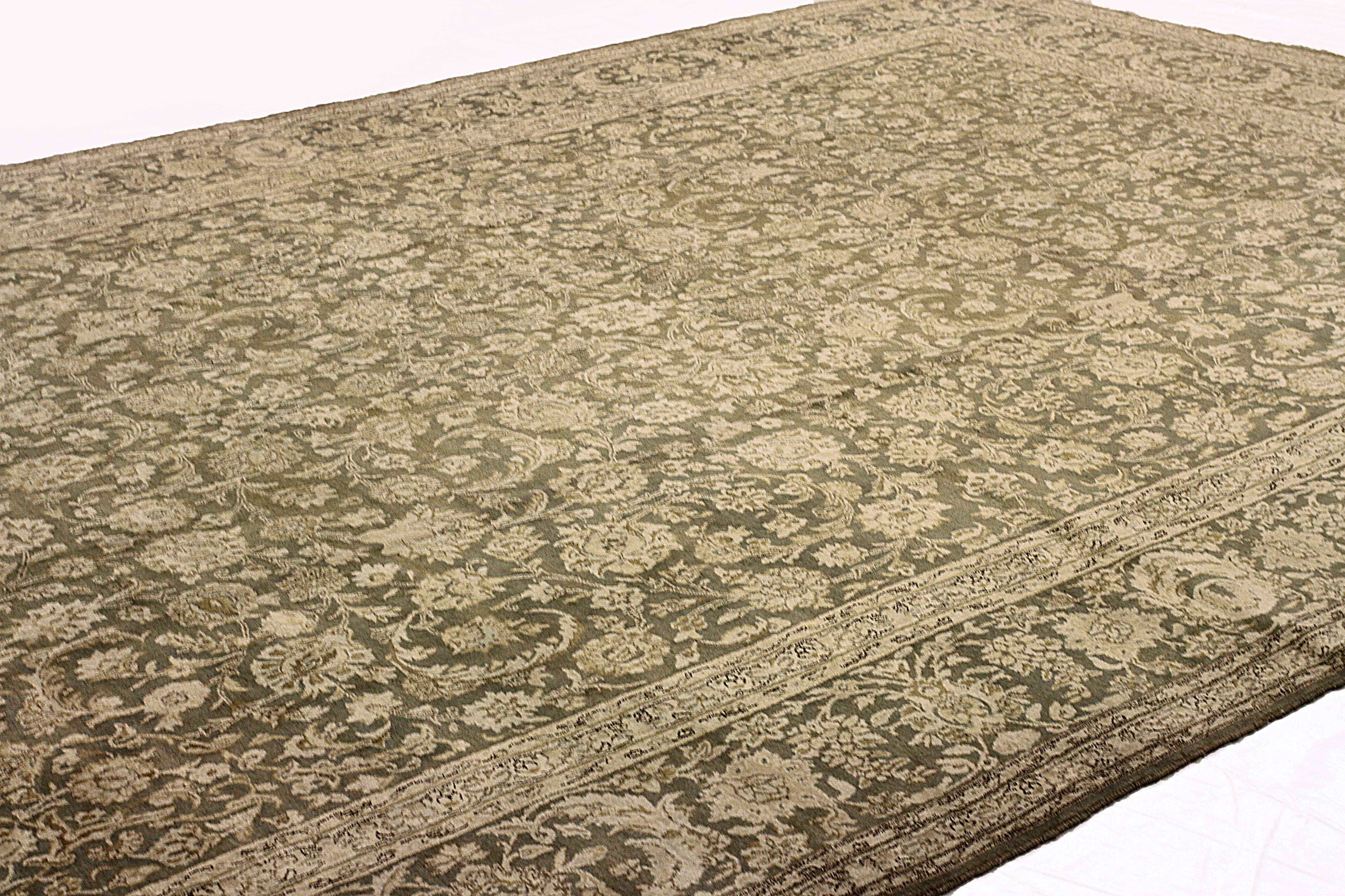 Thumbnail 14 for Antique Persian Kerman Transitional Rug 12867