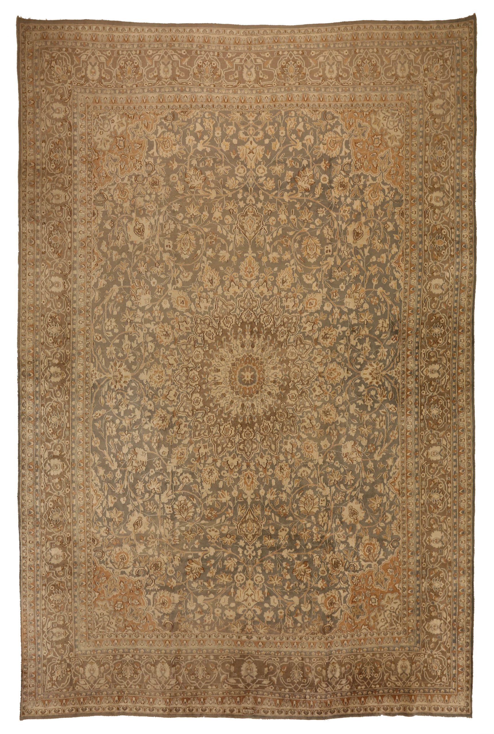 Thumbnail 14 for Antique Persian Kerman Transitional Rug 12870