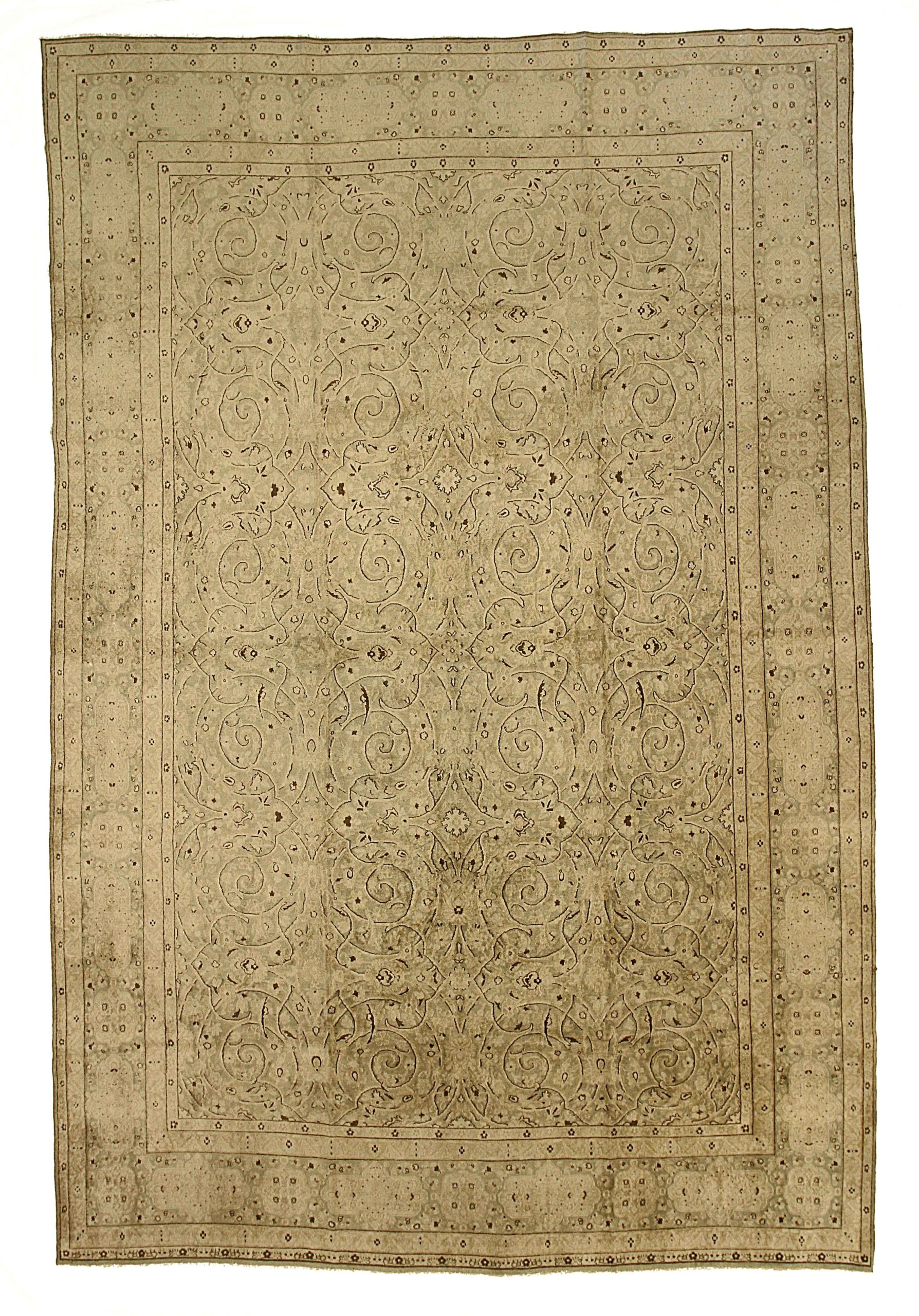 Thumbnail 13 for Antique Persian Kerman Transitional Rug 12871