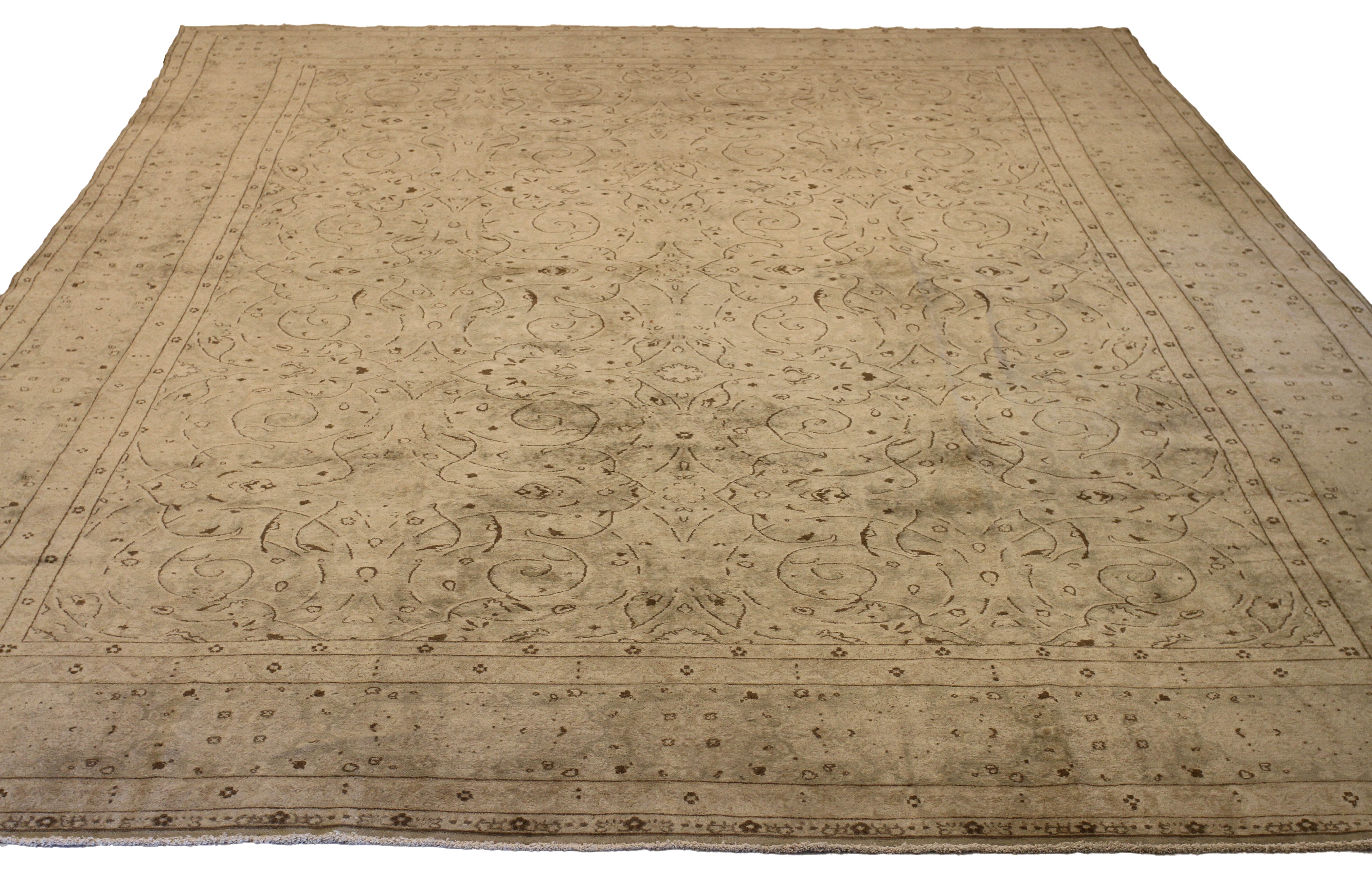 Thumbnail 7 for Antique Persian Kerman Transitional Rug 12871