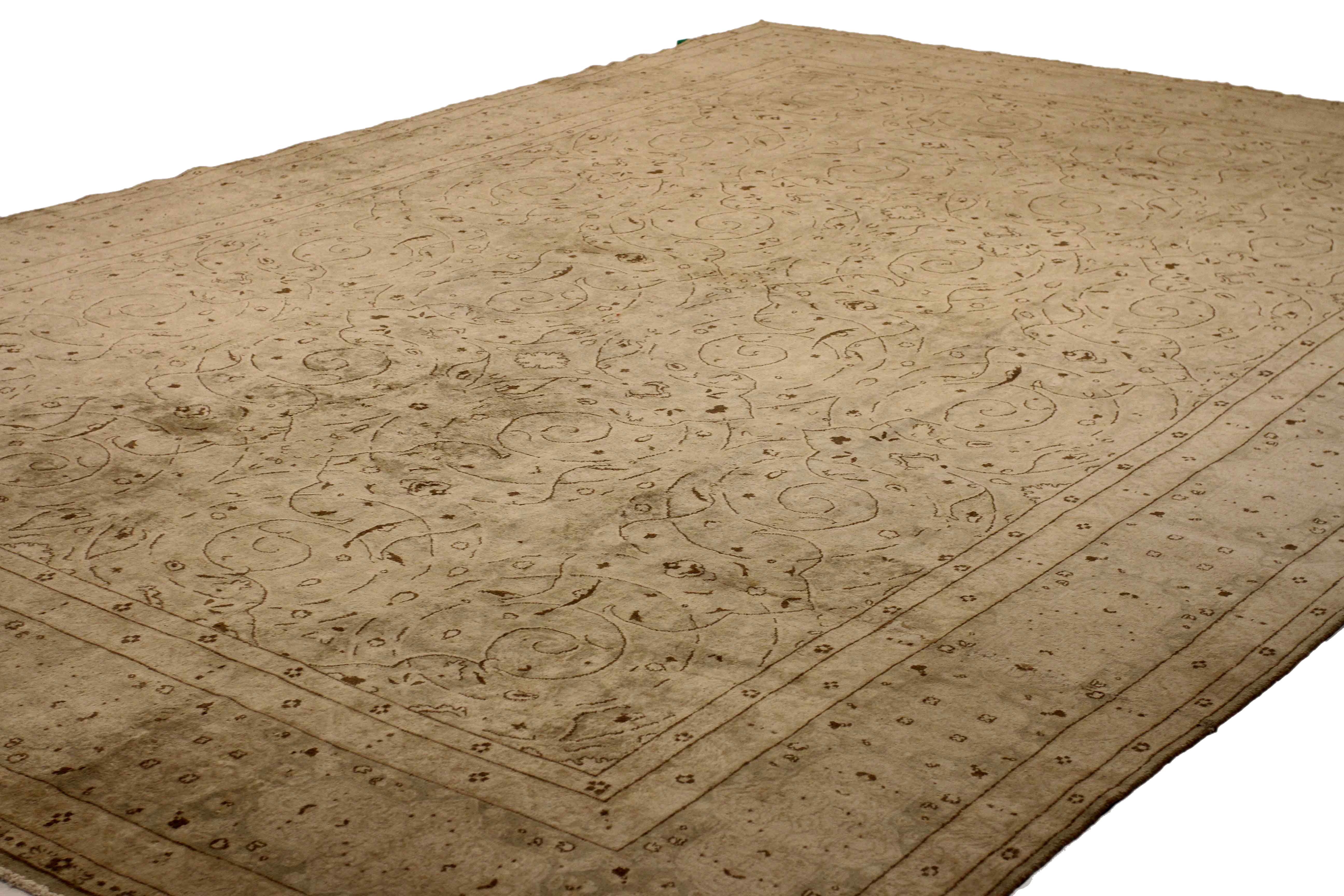 Thumbnail 12 for Antique Persian Kerman Transitional Rug 12871