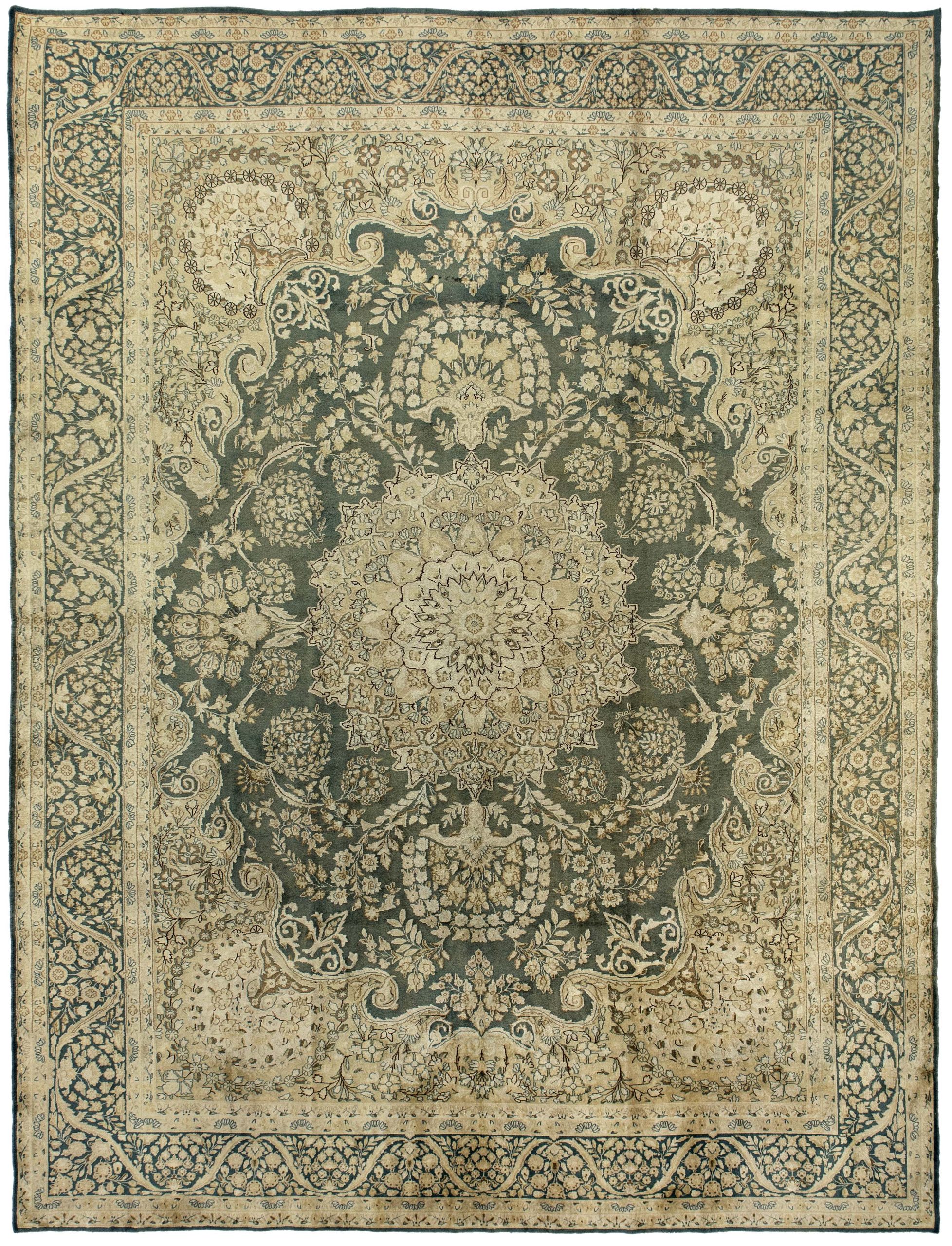Thumbnail 3 for Antique Persian Kerman Transitional Rug 12873