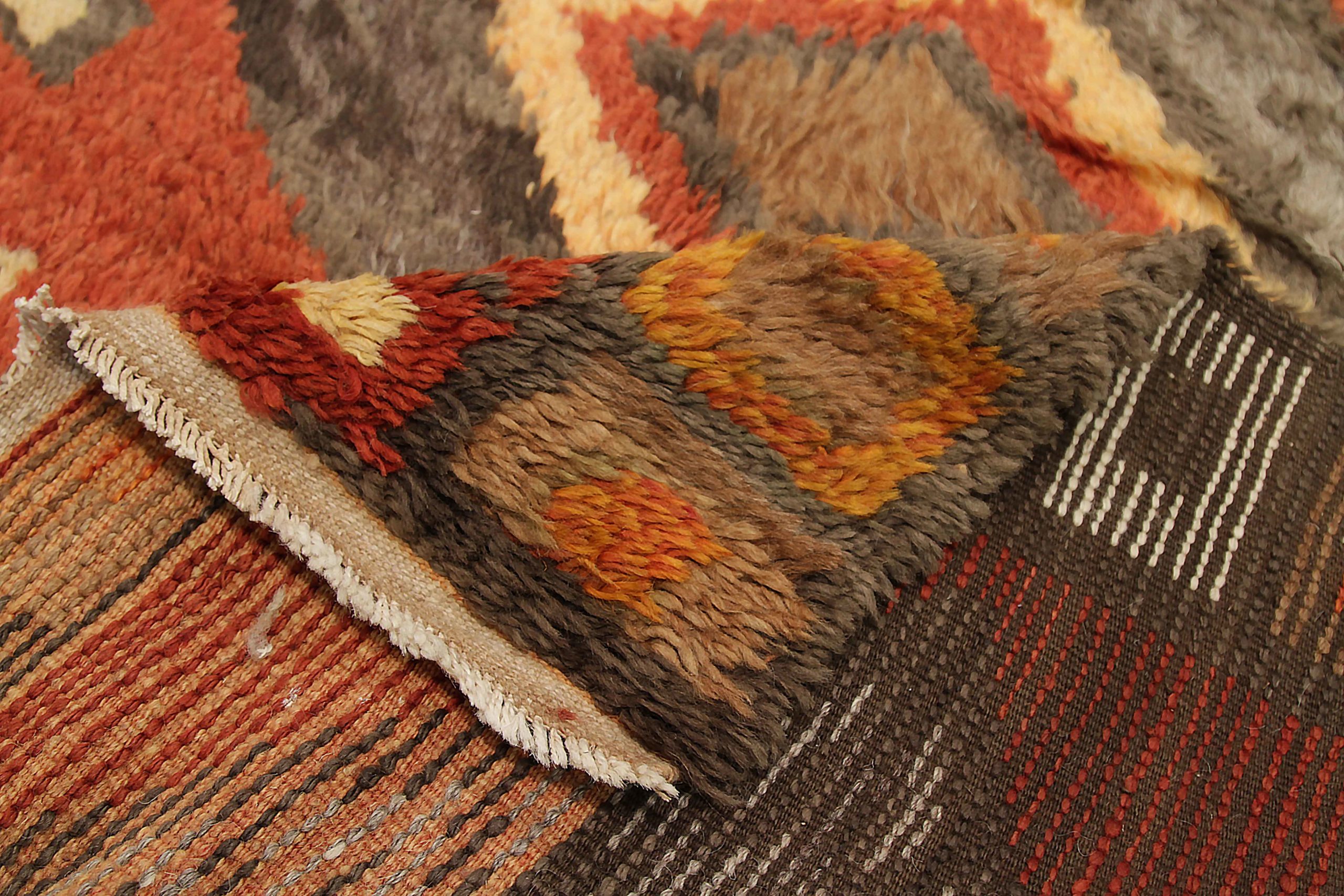 Thumbnail 4 for Antique Persian Gabbeh Tribal Rug 89936