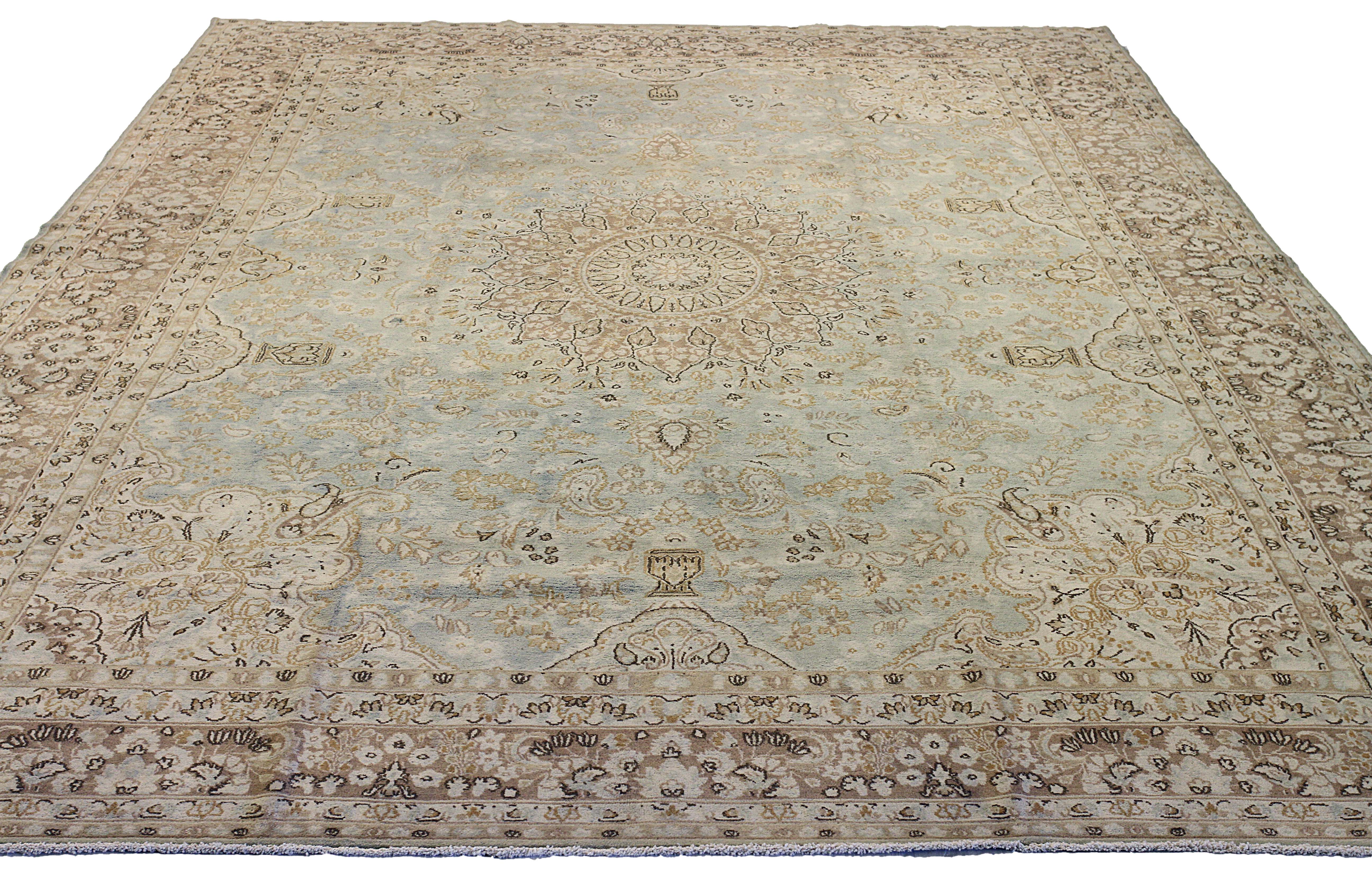 Thumbnail 2 for Antique Persian Kerman Transitional Rug 12874