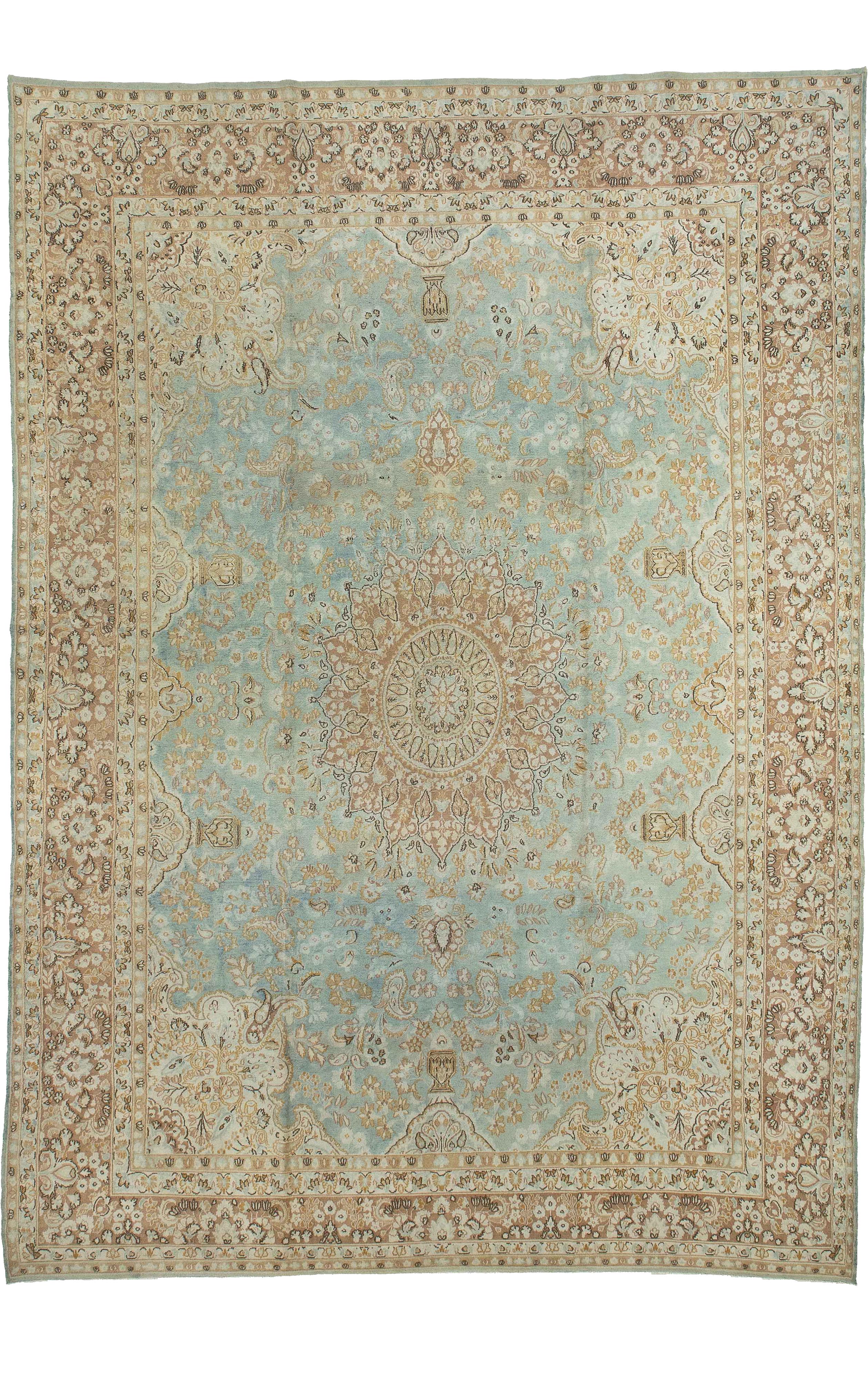 Thumbnail 5 for Antique Persian Kerman Transitional Rug 12874