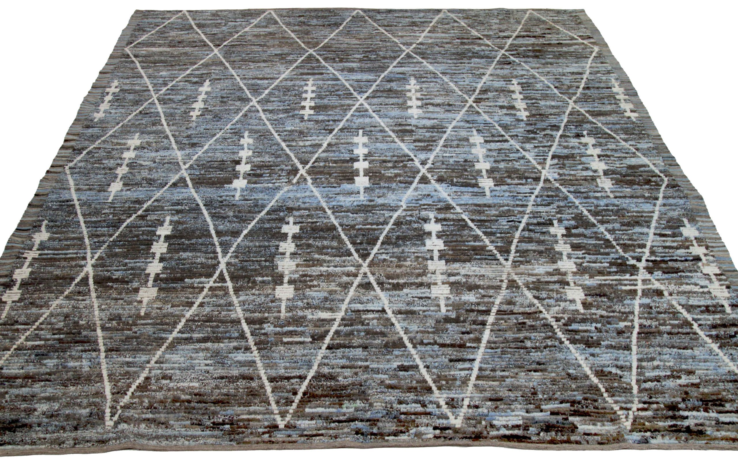 Thumbnail 11 for Afghanistan Moroccan Tribal Rug 89914