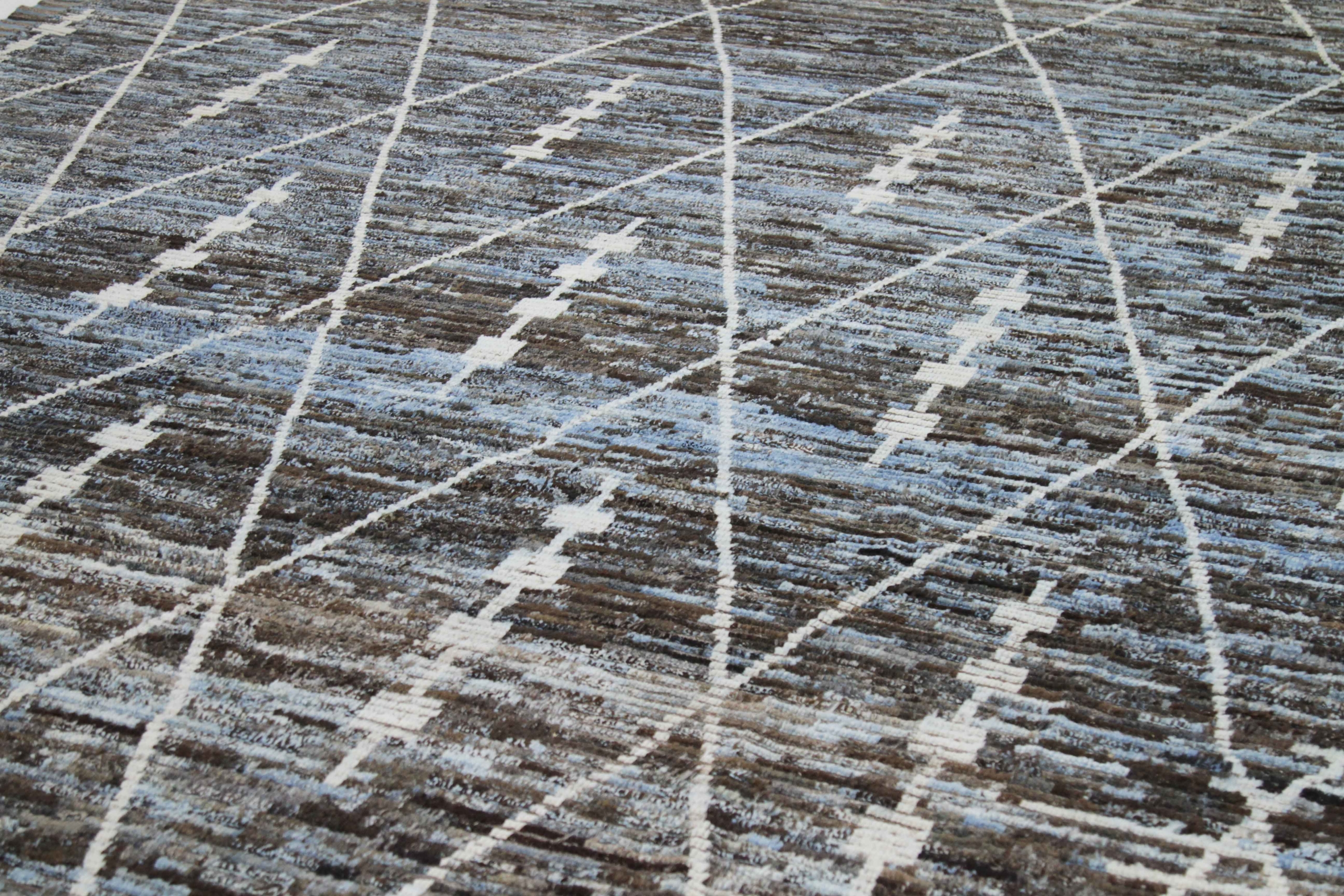 Thumbnail 3 for Afghanistan Moroccan Tribal Rug 89914