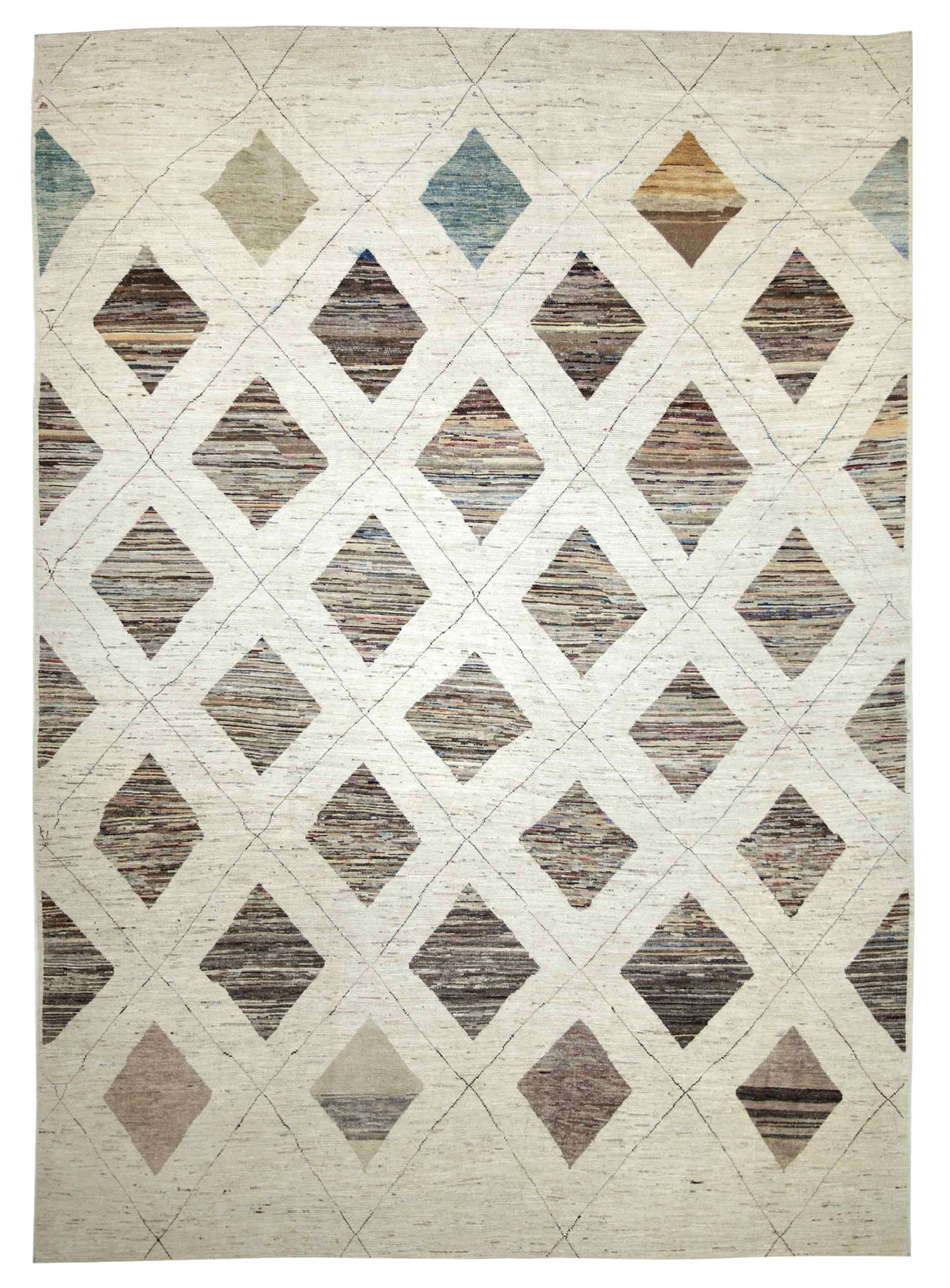 Thumbnail 6 for Afghanistan Moroccan Tribal Rug 89907