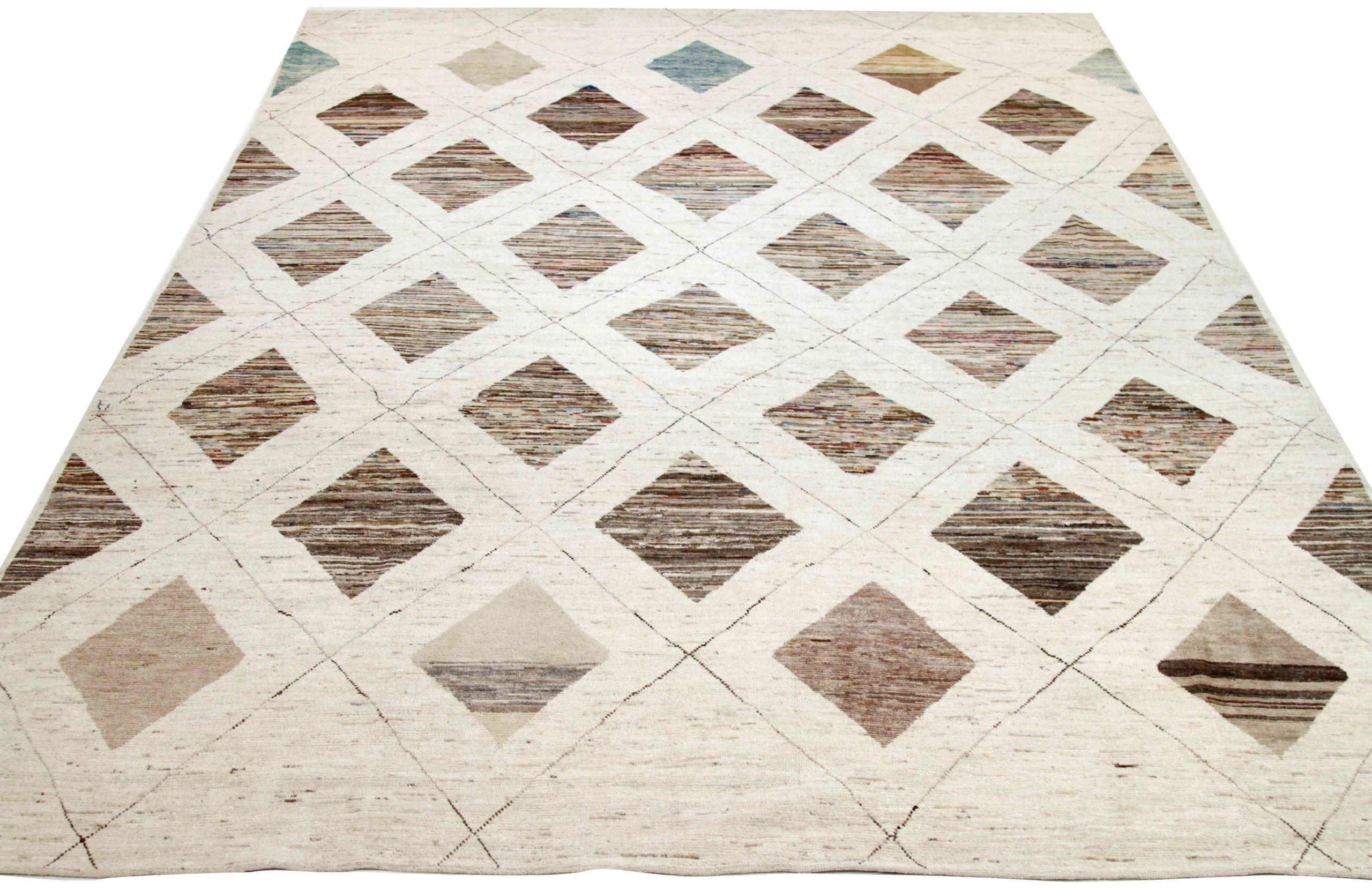 Thumbnail 2 for Afghanistan Moroccan Tribal Rug 89907