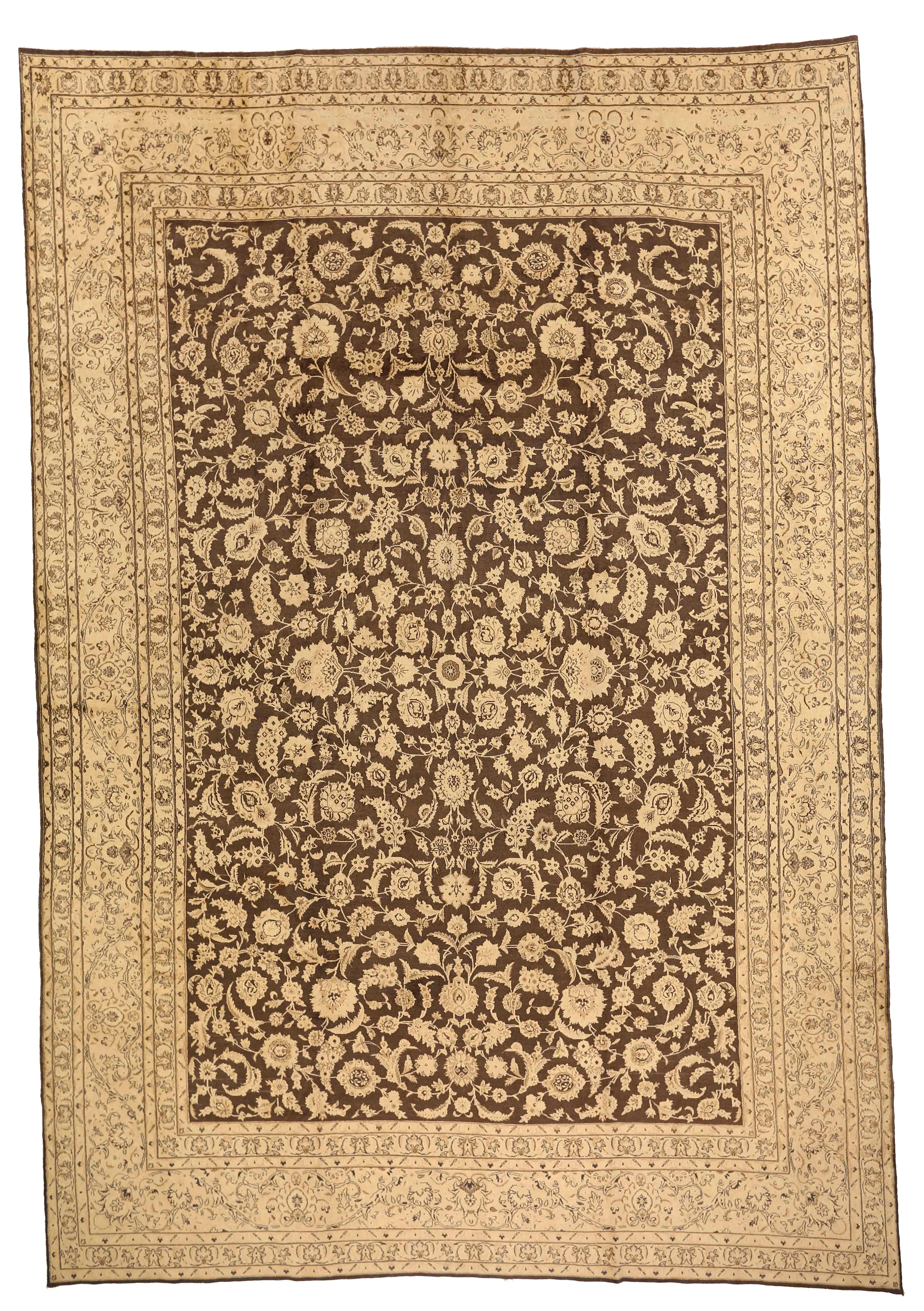Thumbnail 2 for Antique Persian Kerman Transitional Rug 12879