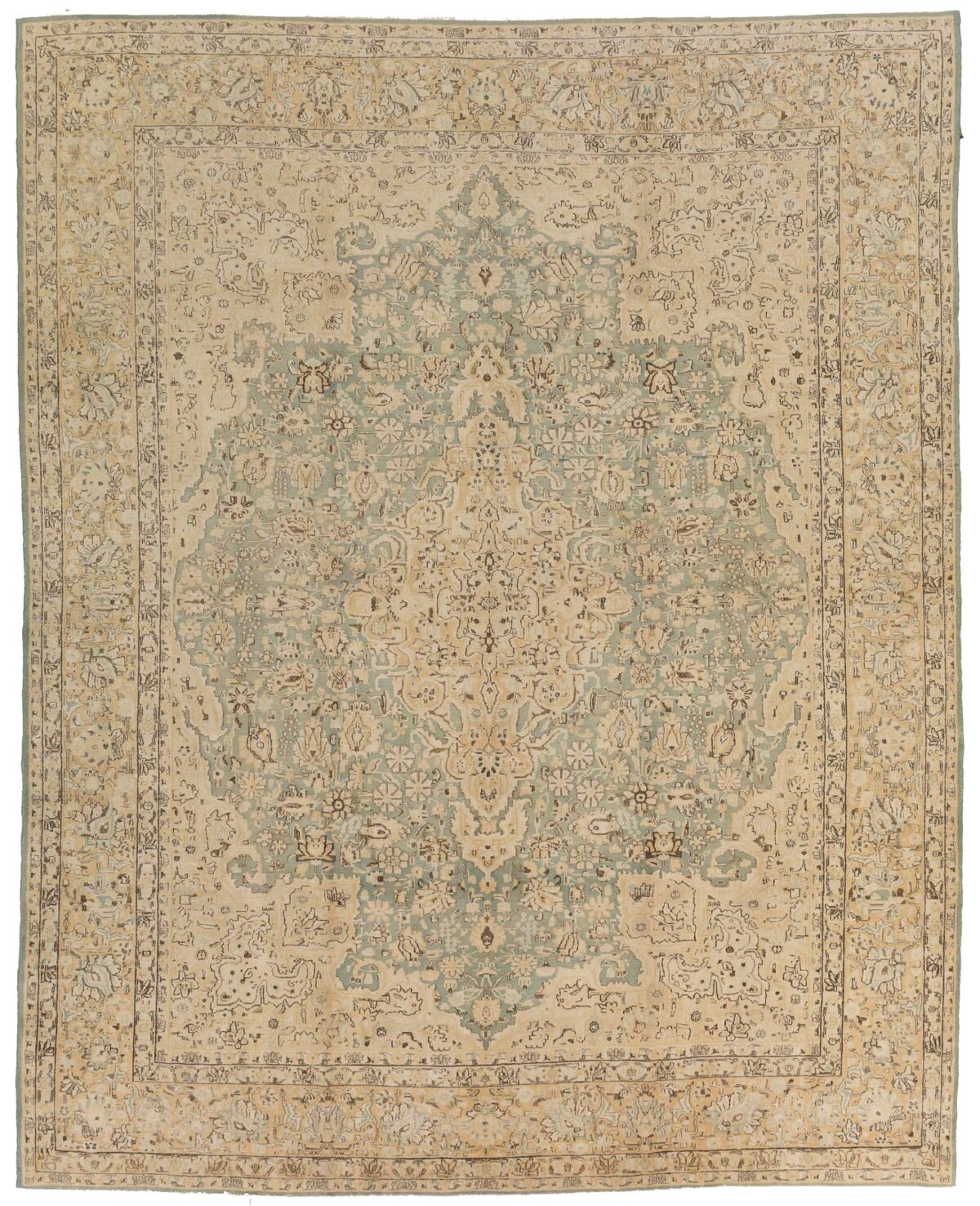 Thumbnail 10 for Antique Persian Kerman Transitional Rug 12970