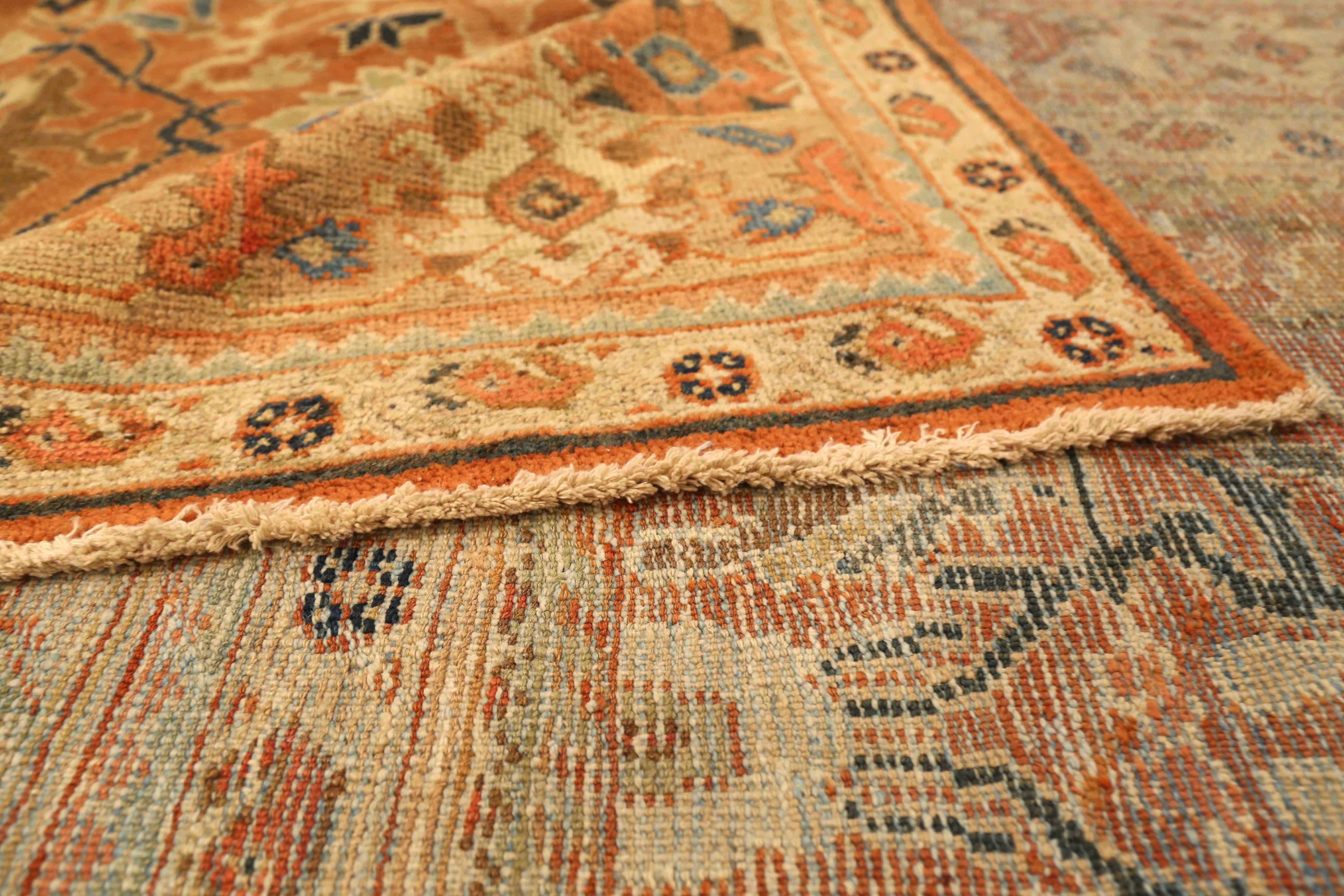 Thumbnail 4 for Antique Persian Sultanabad Traditional Rug 73128