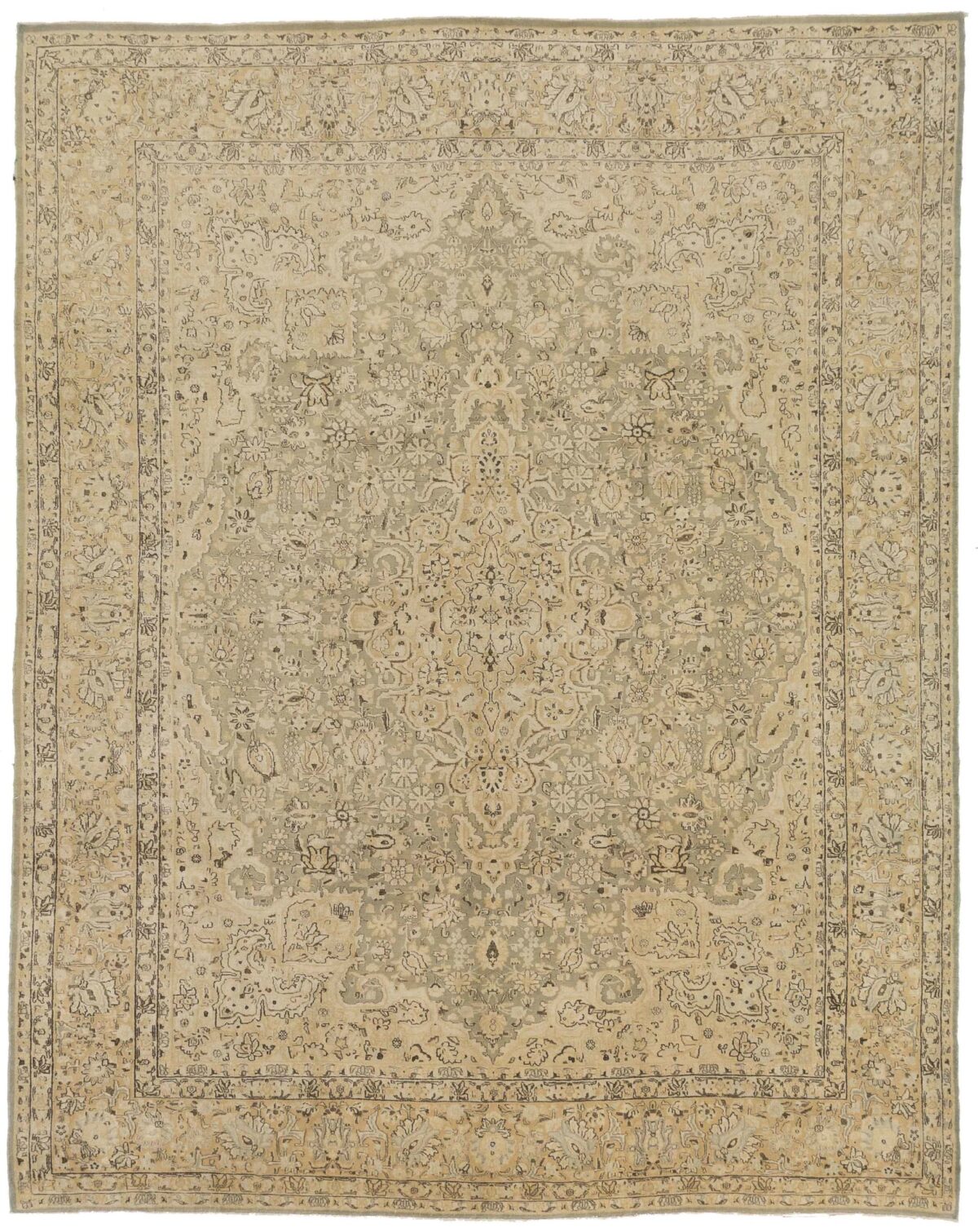 Thumbnail 13 for Antique Persian Kerman Transitional Rug 13035