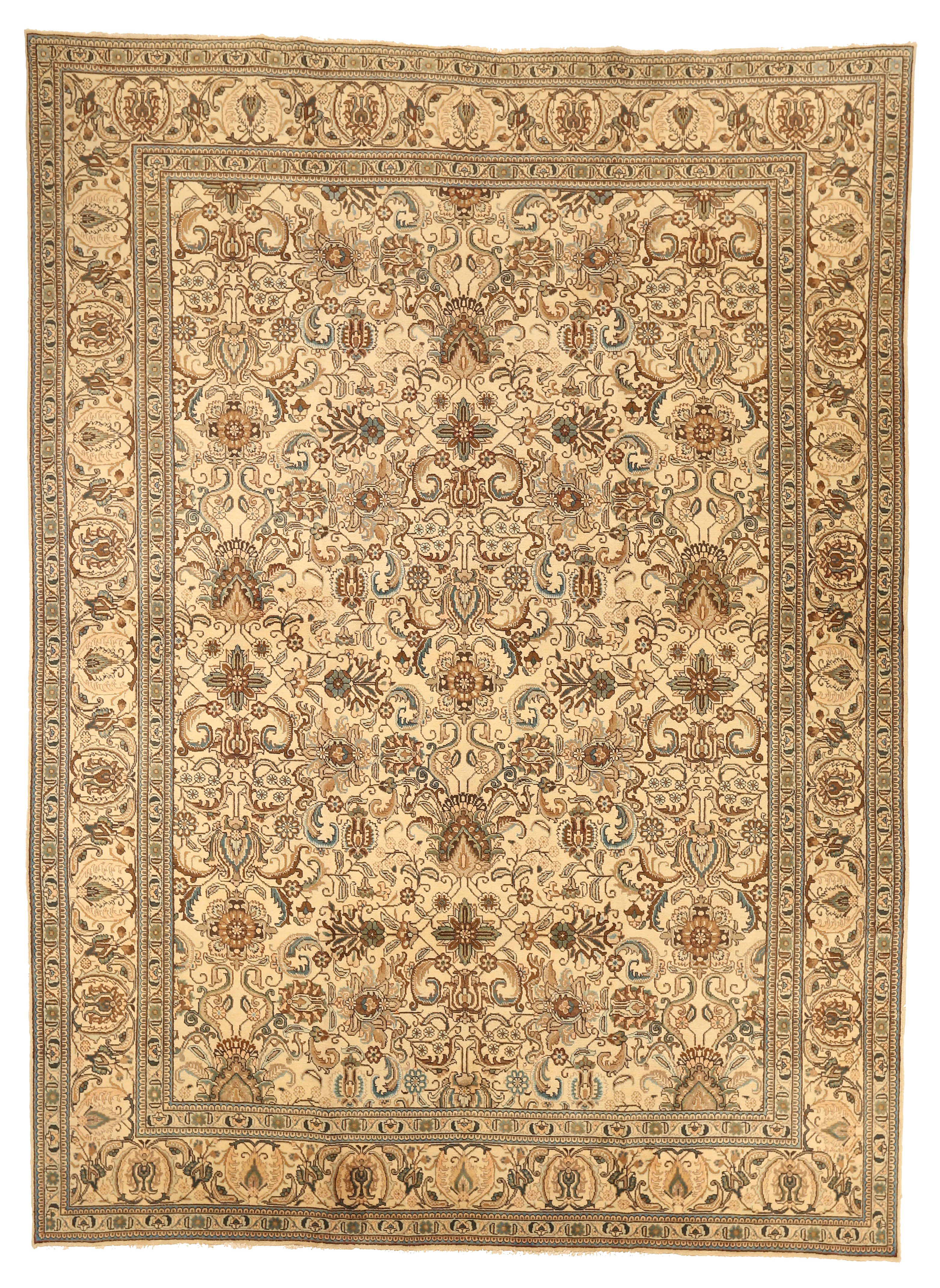 Thumbnail 5 for Antique Persian Tabriz Transitional Rug 13115