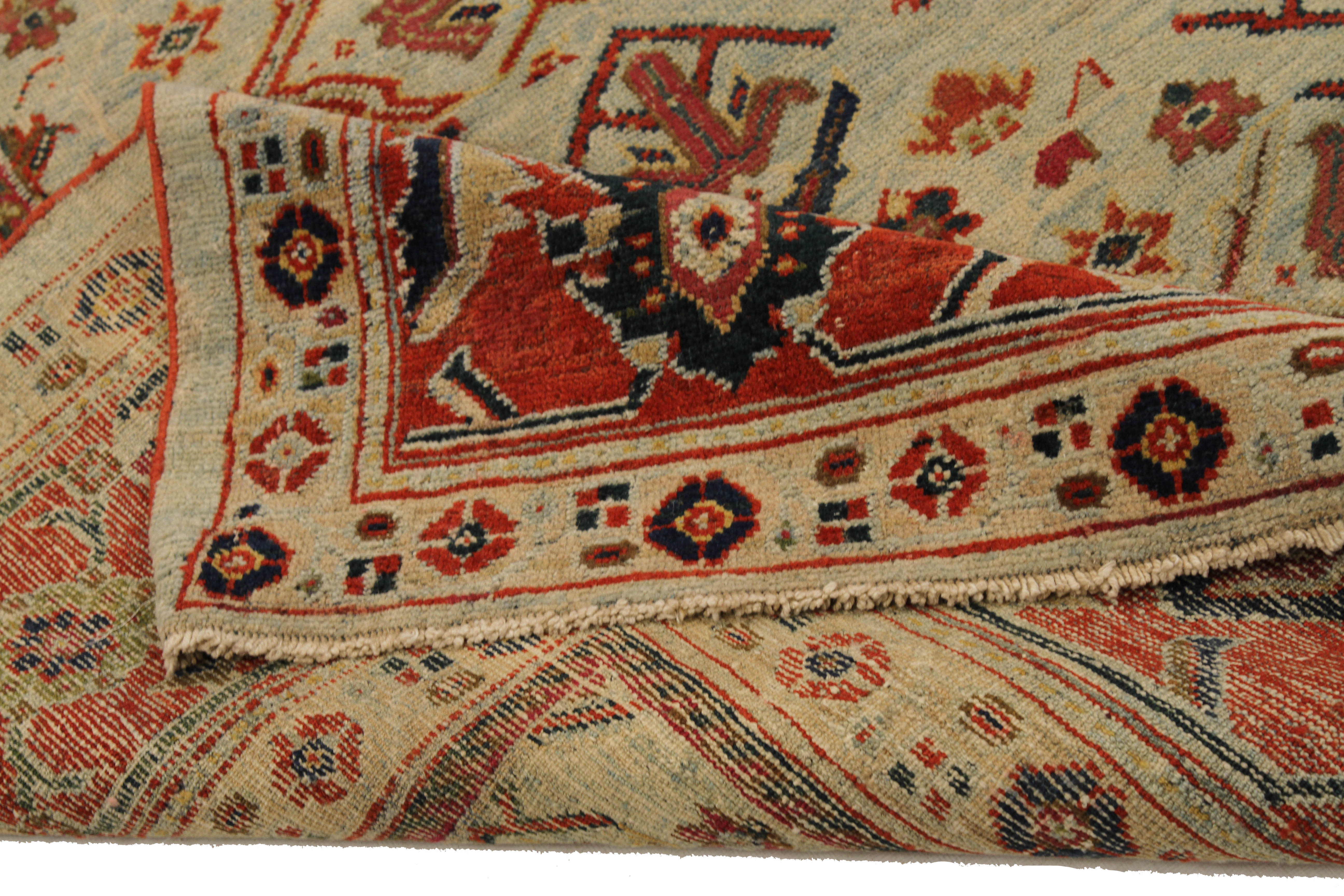 Thumbnail 7 for Antique Persian Sultanabad Traditional Rug 13122