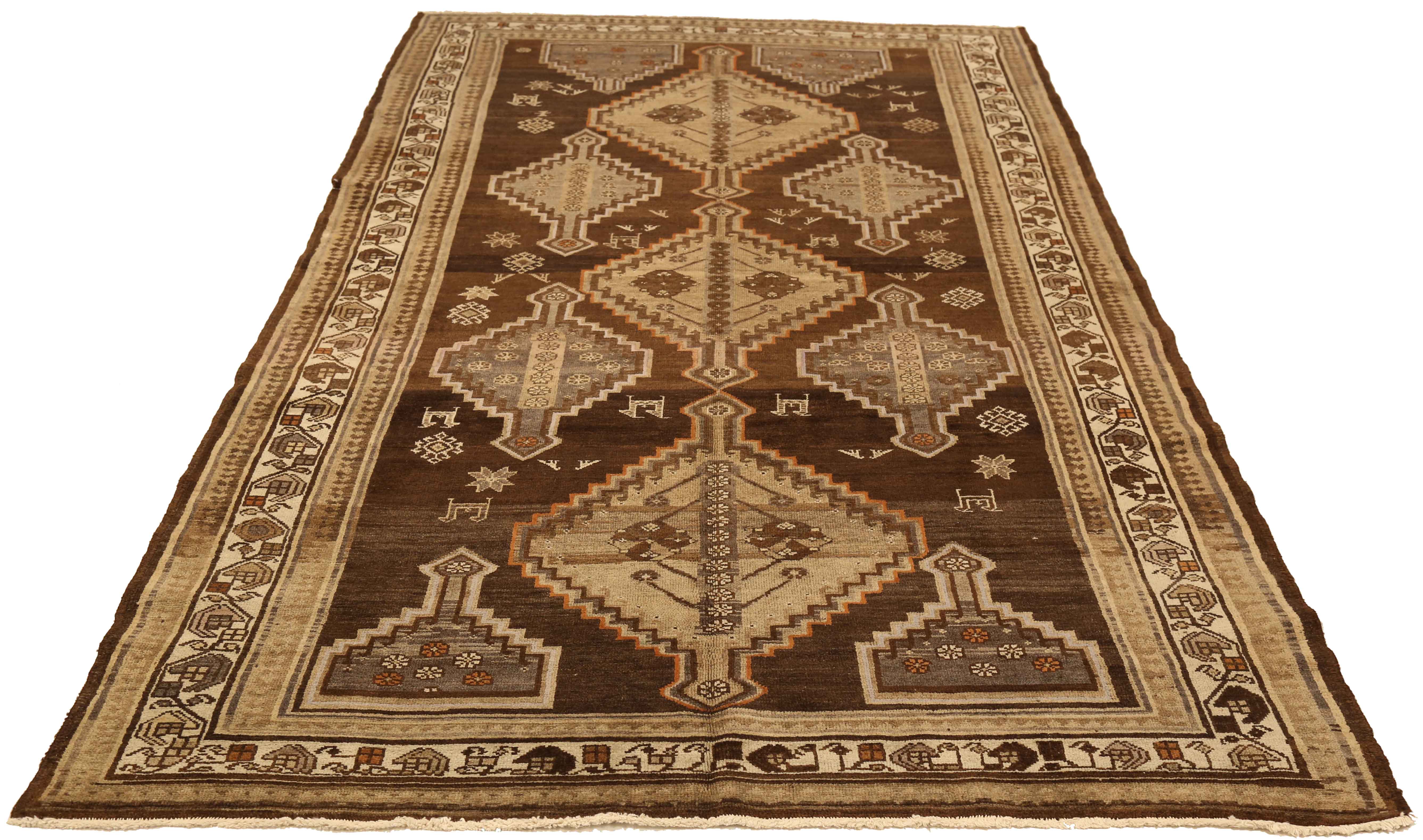 Thumbnail 9 for Antique Persian Malayer Transitional Rug 13313