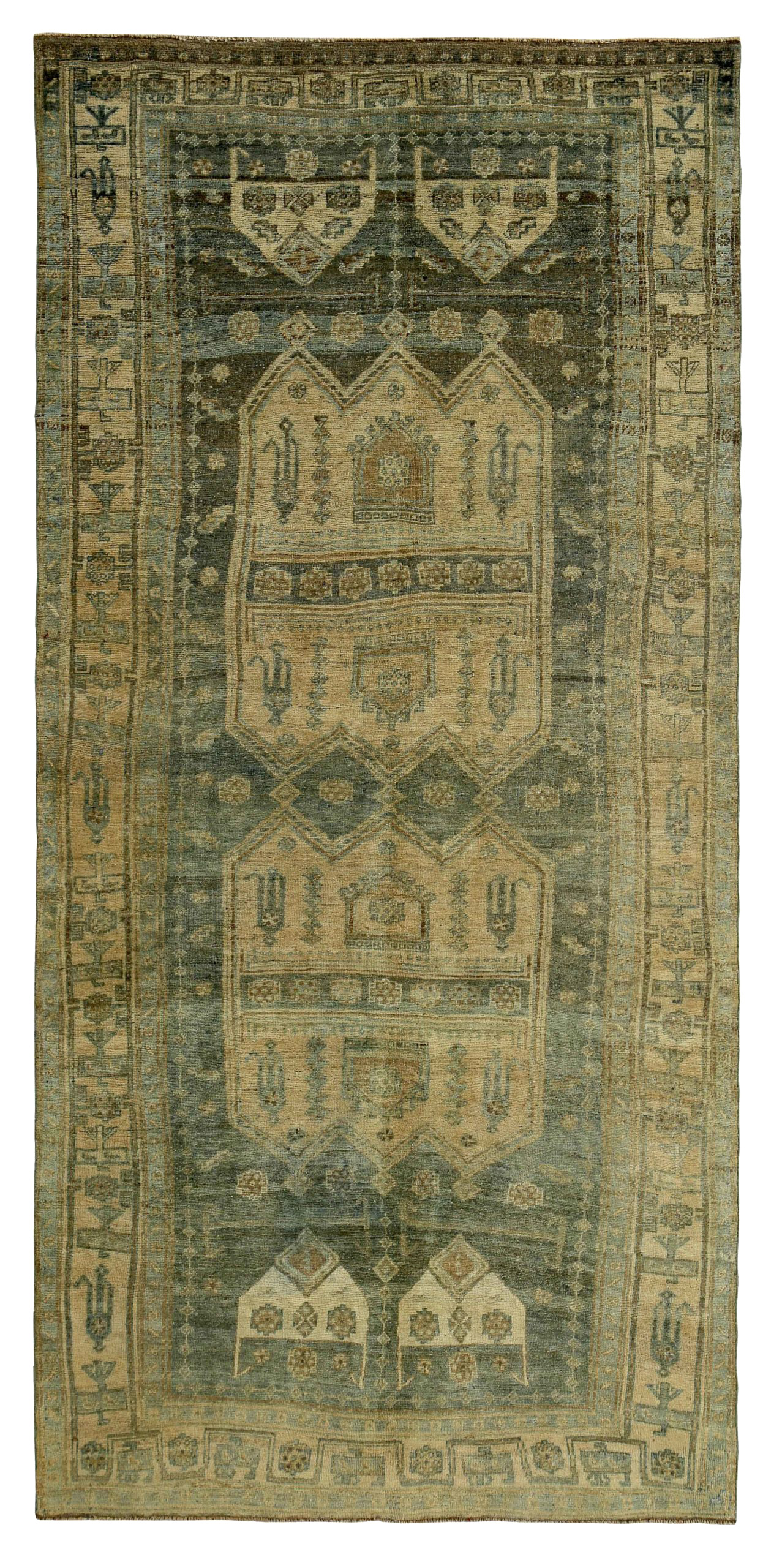 Thumbnail 5 for Antique Persian Bijar Transitional Rug 89638