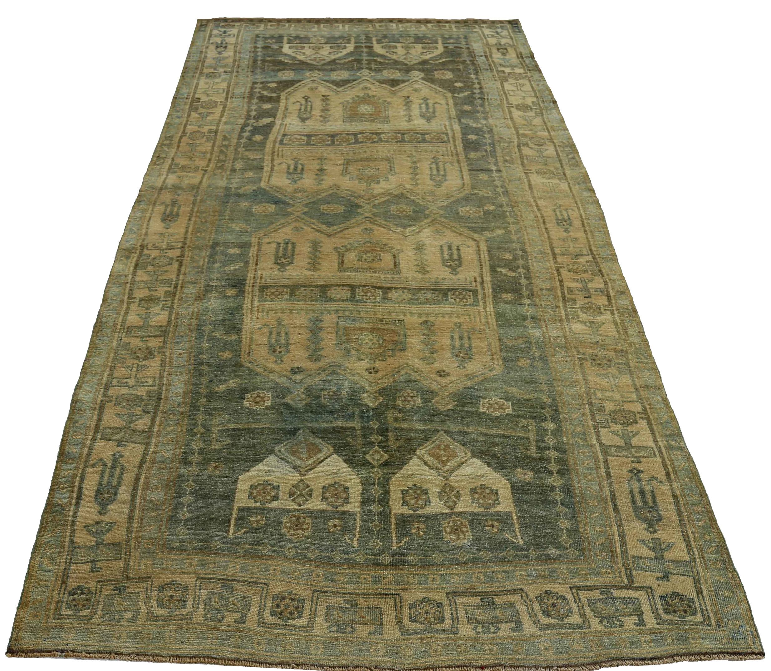 Thumbnail 4 for Antique Persian Bijar Transitional Rug 89638