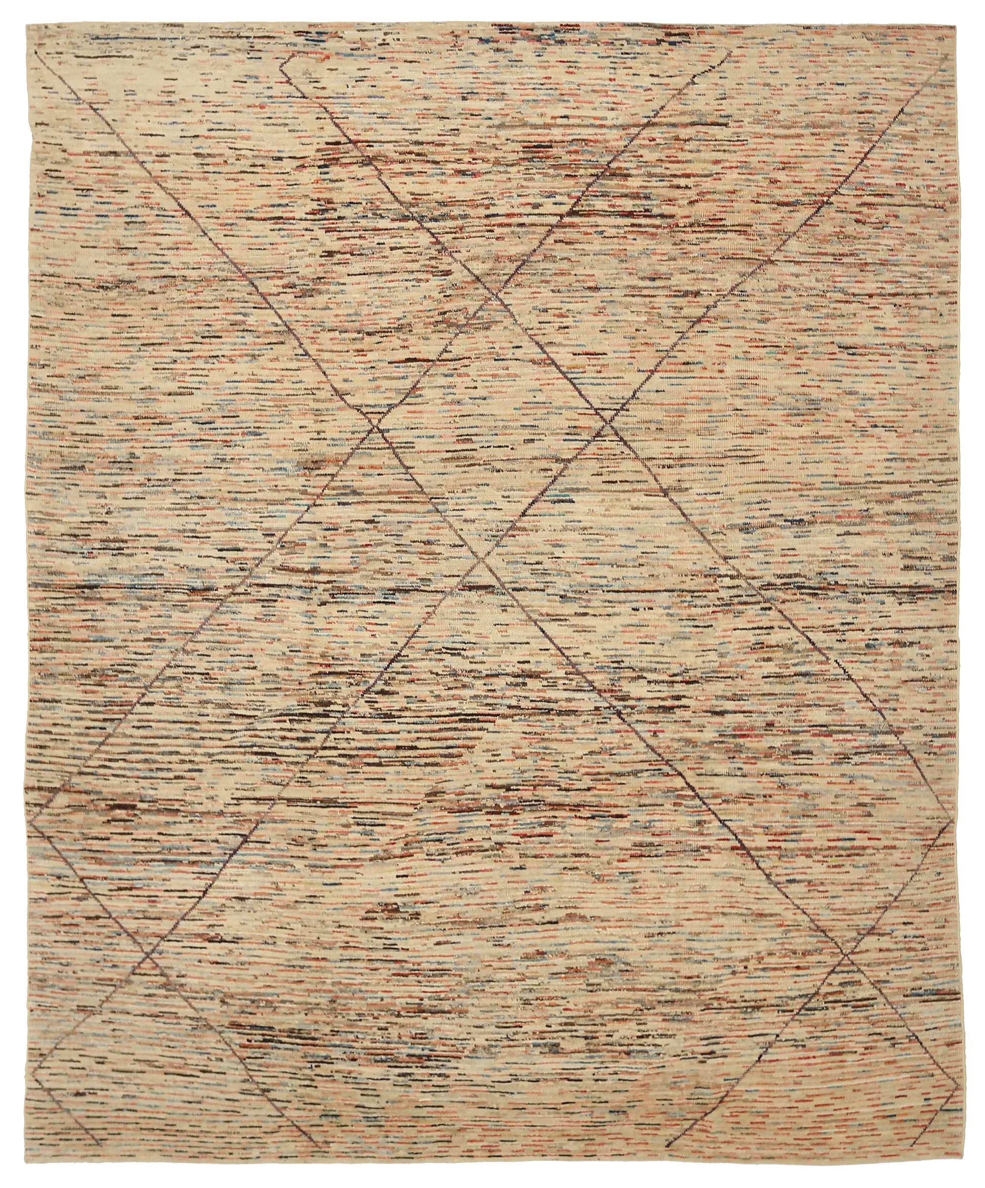 Thumbnail 2 for Afghanistan Moroccan Tribal Rug 90440