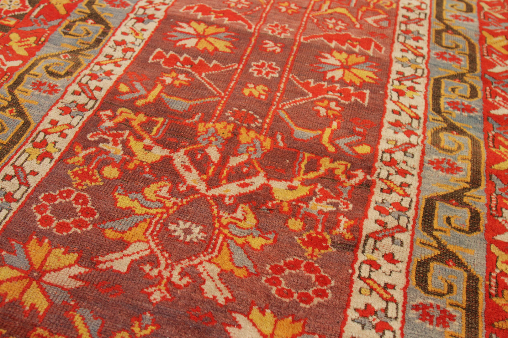 Thumbnail 8 for Antique Turkey Tulu Traditional Rug 92619