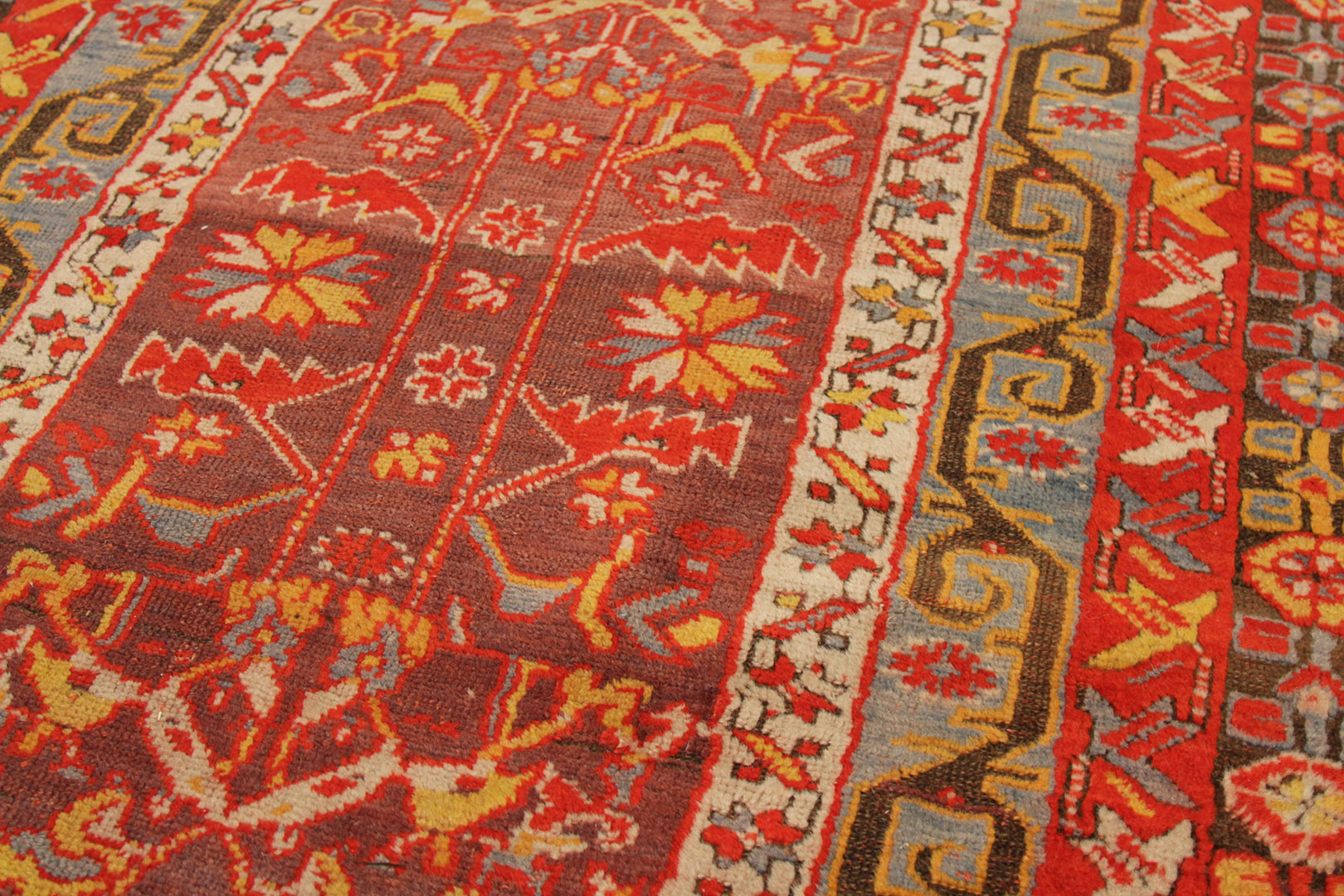 Thumbnail 6 for Antique Turkey Tulu Traditional Rug 92619