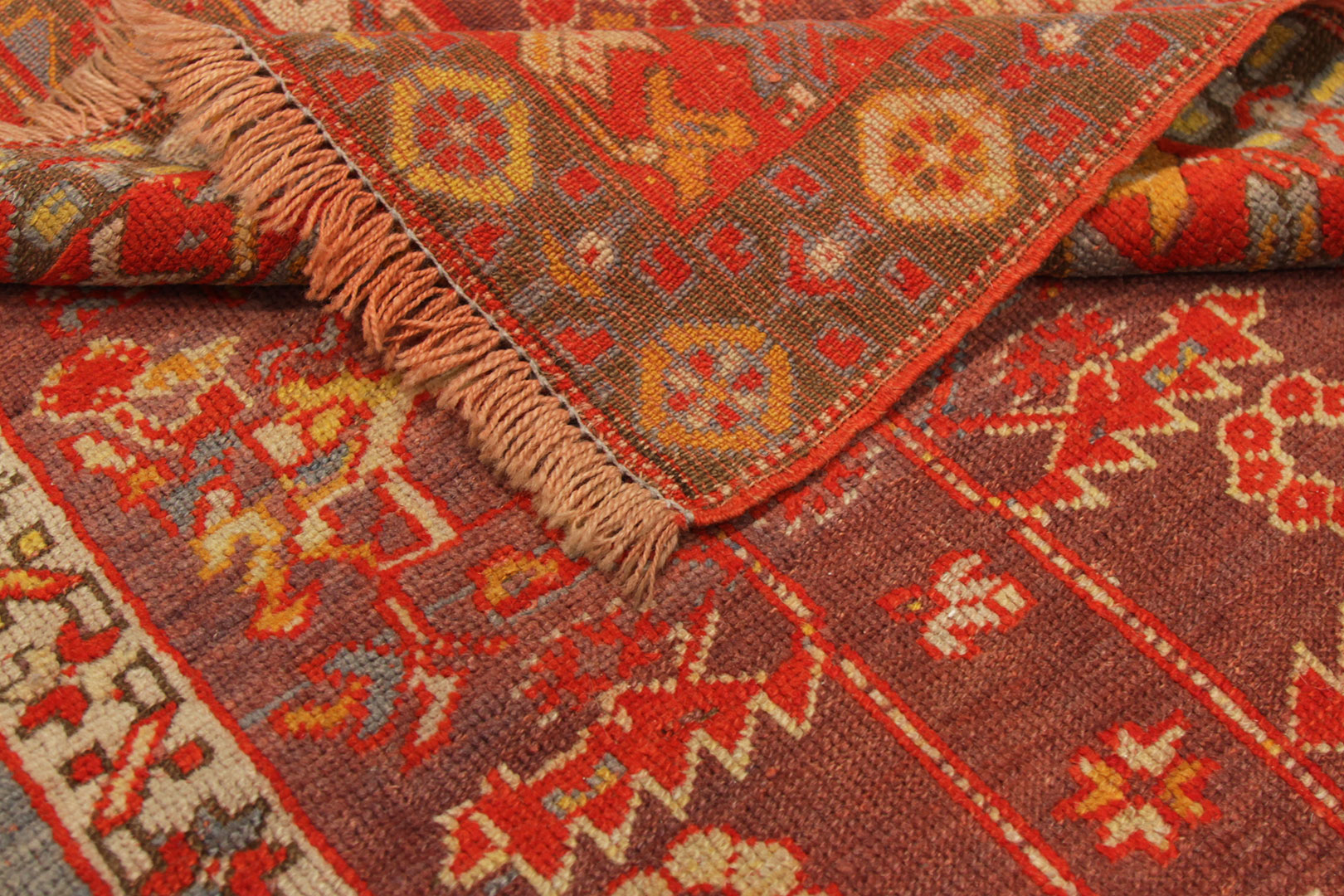 Thumbnail 7 for Antique Turkey Tulu Traditional Rug 92619