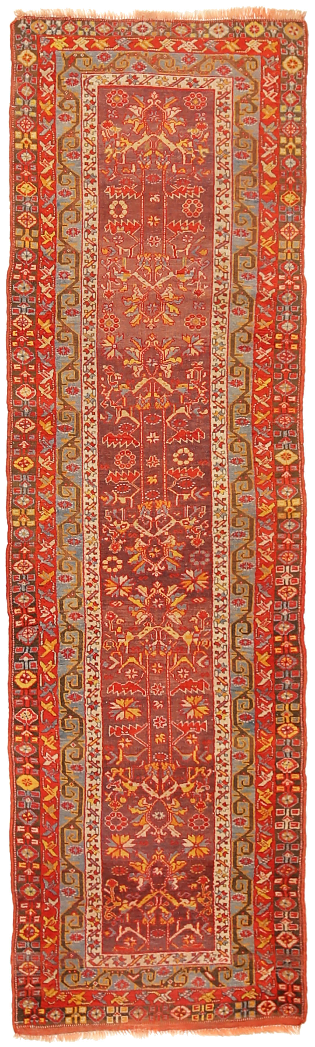 Thumbnail 2 for Antique Turkey Tulu Traditional Rug 92619